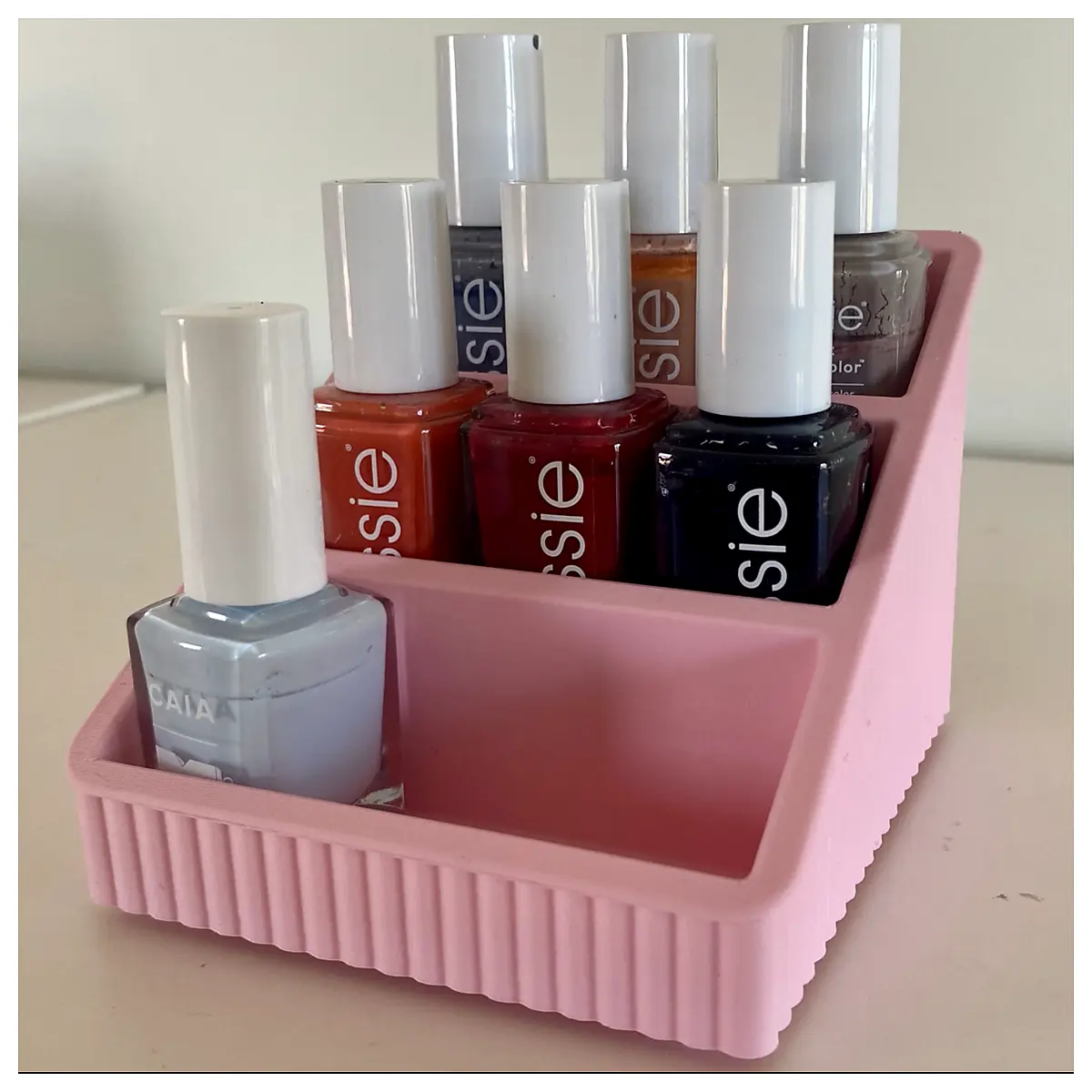Nail Polish Organizer Customizable Storage Rack Multi Compartment Organizer Nail Polish Holders Variety of Brands