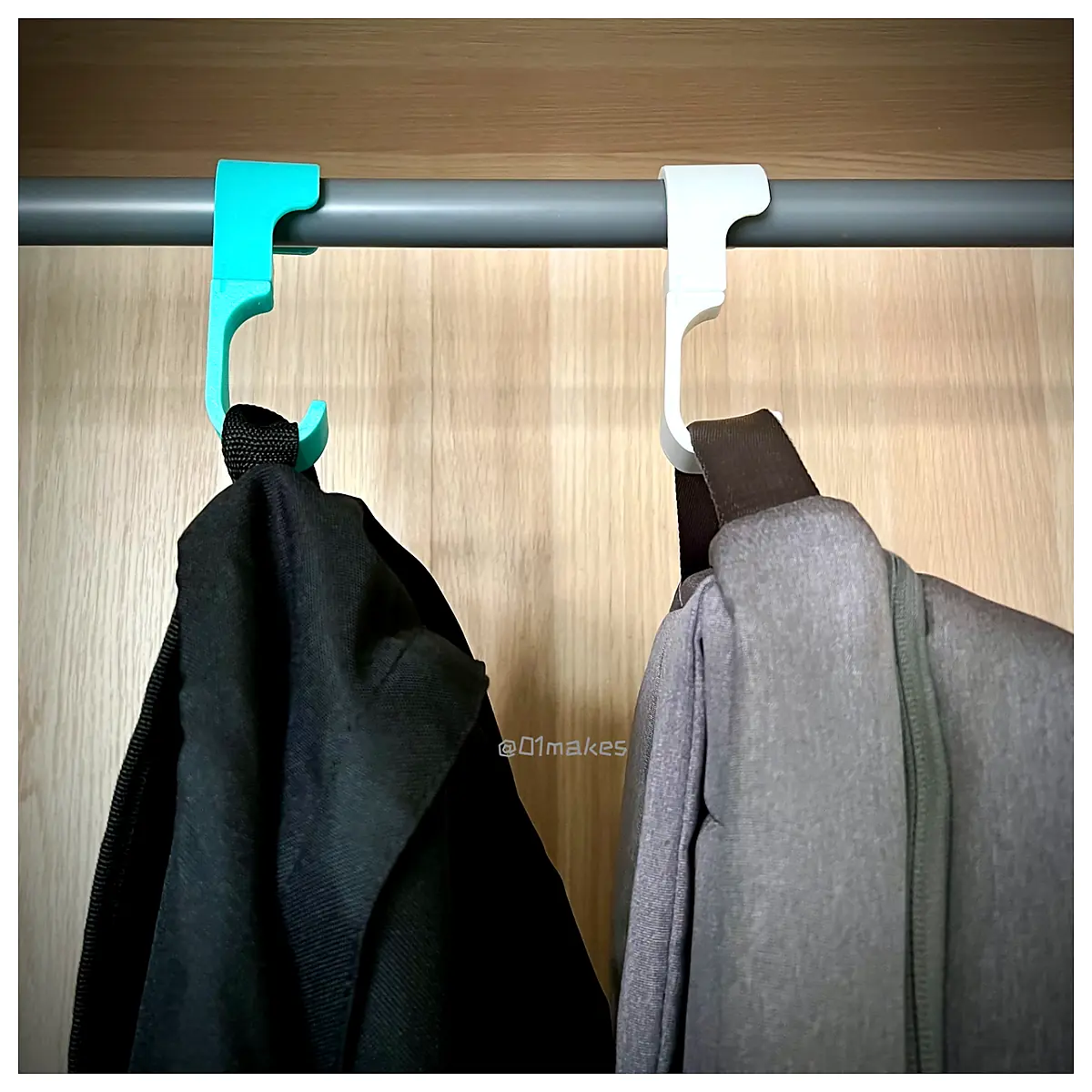 Hanger Bag Hook Wardrobe Storage Organizer Closet Hanger Hooks Multi Purpose Hanging Accessory Storage Bag