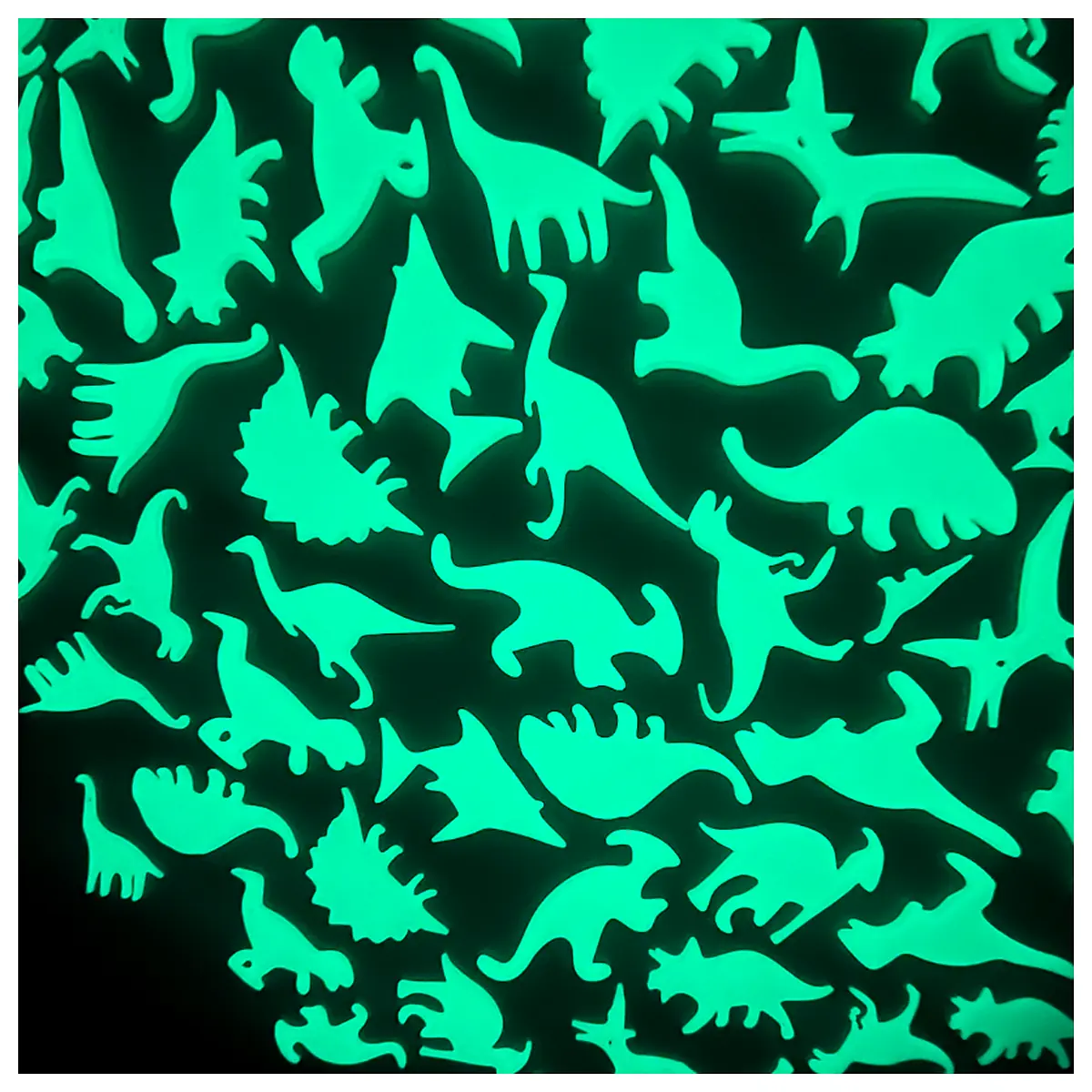 Dino Glow Mega Plate Dinosaur Night Toy Birthday Gift Party Decoration Serving Tray Kids Dinnerware Party Supplies