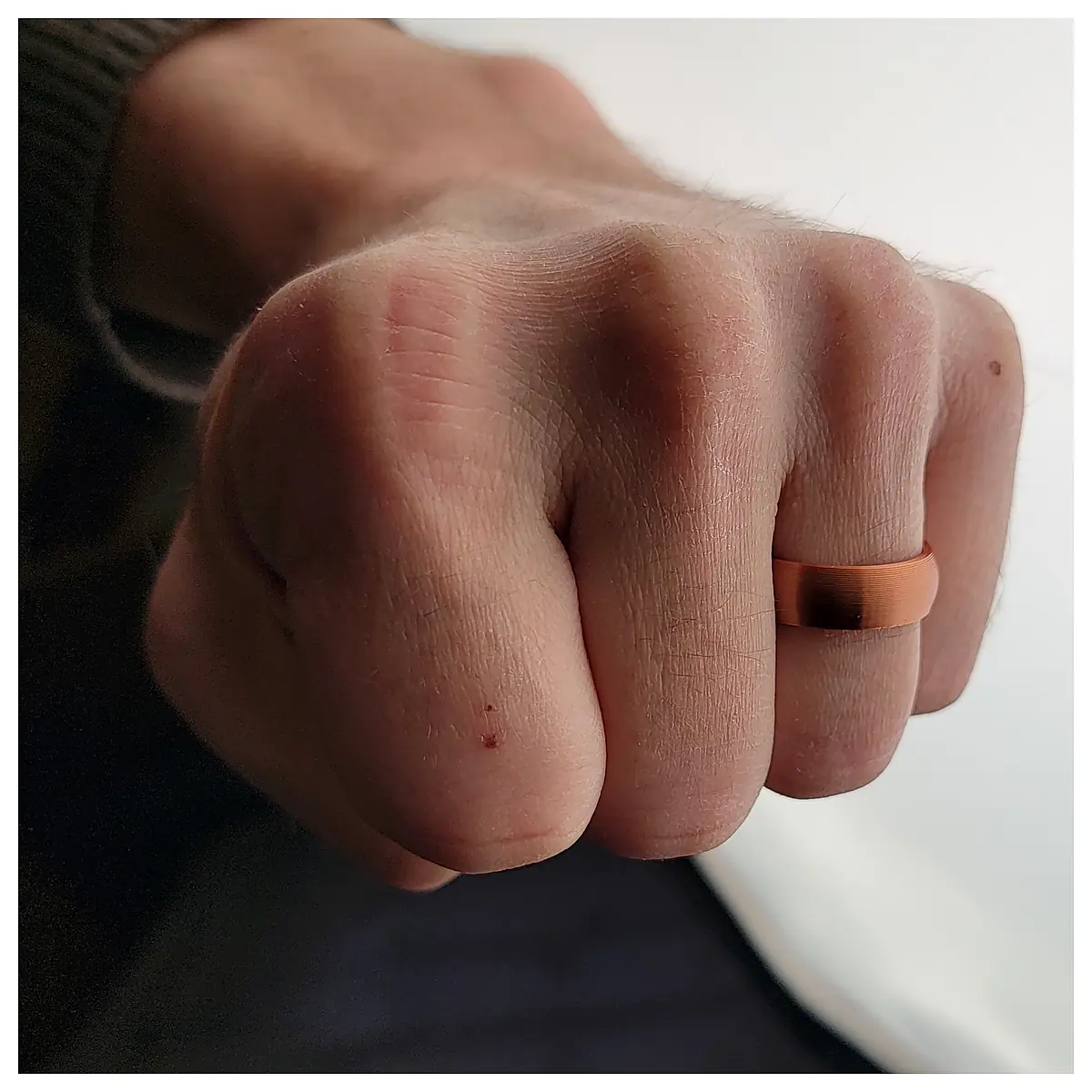 PLA Silk Wedding Band Eco Friendly Ring Wedding Anniversary Gift Romantic Jewelry Elegant Simple Design