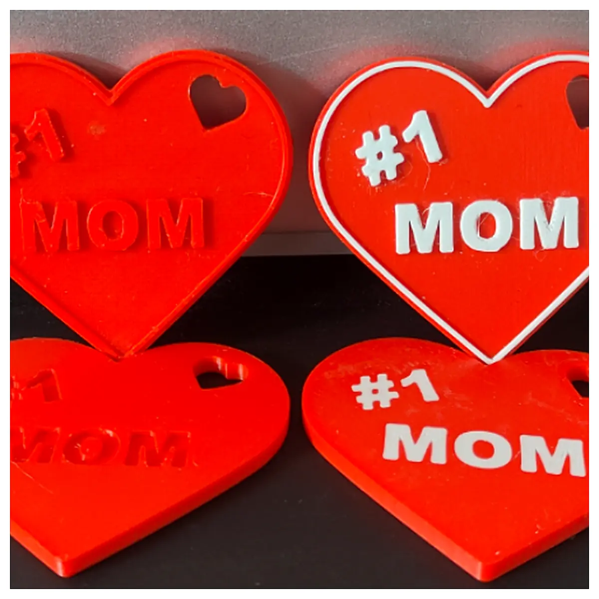 Mom Daughter Keychain Set Family Gift Jewelry Mom Daughter Necklace Personalized Anniversary Present