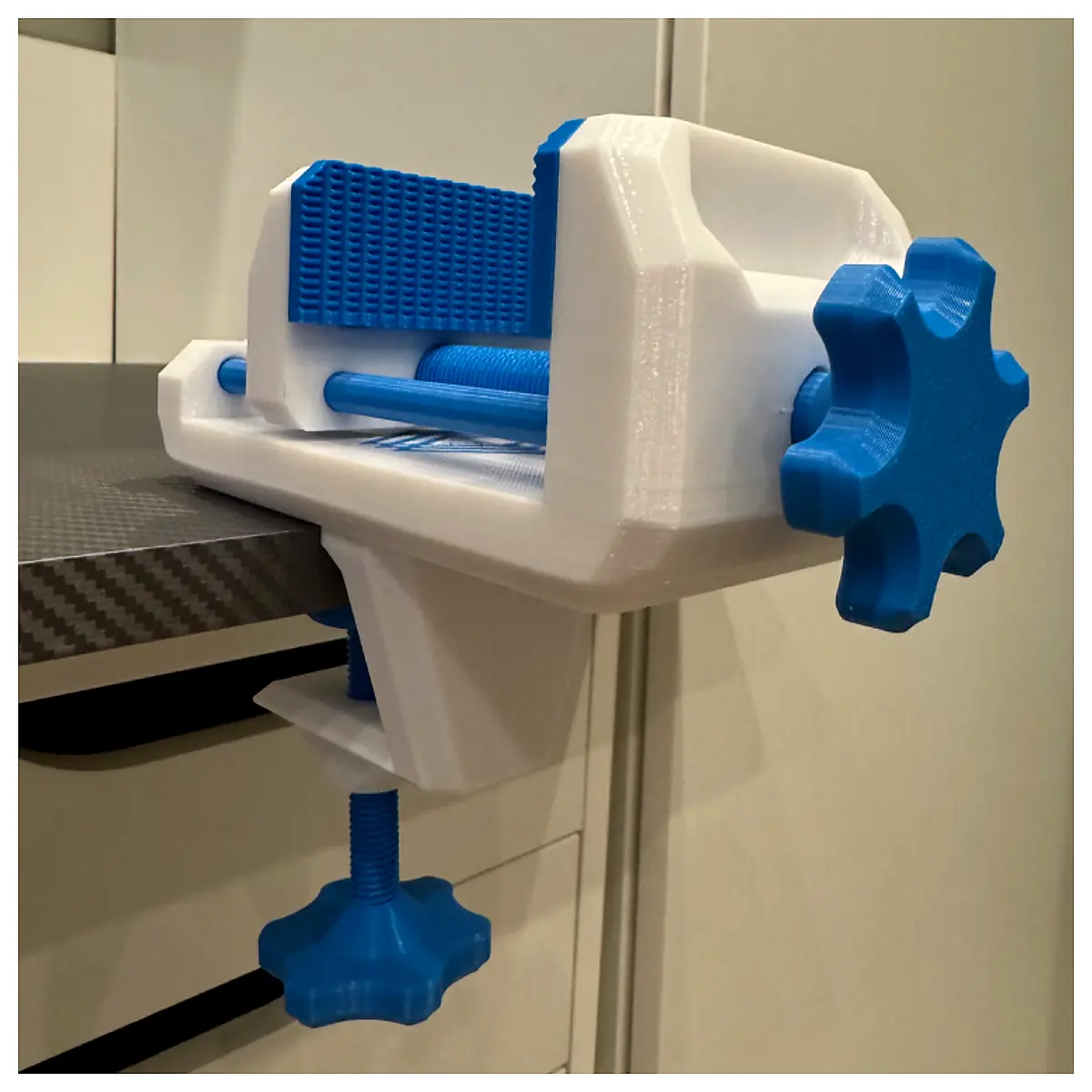 Printable Vise Adjustable Jaws Measurement Tool Clamp Parts Repair