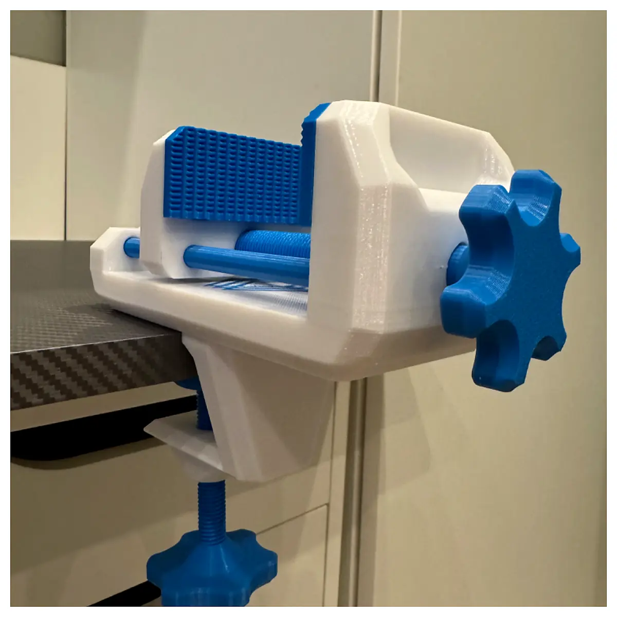 Printable Vise Adjustable Jaws Measurement Tool Clamp Parts Repair