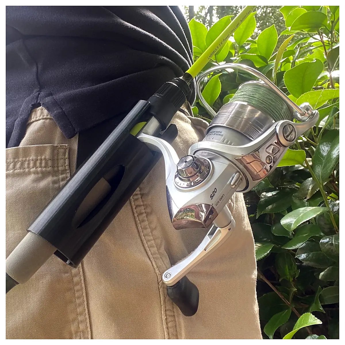 Fishing Rod Belt Holster Rod Holder Fishing Accessory Tackle Gear Fishing Equipment Support