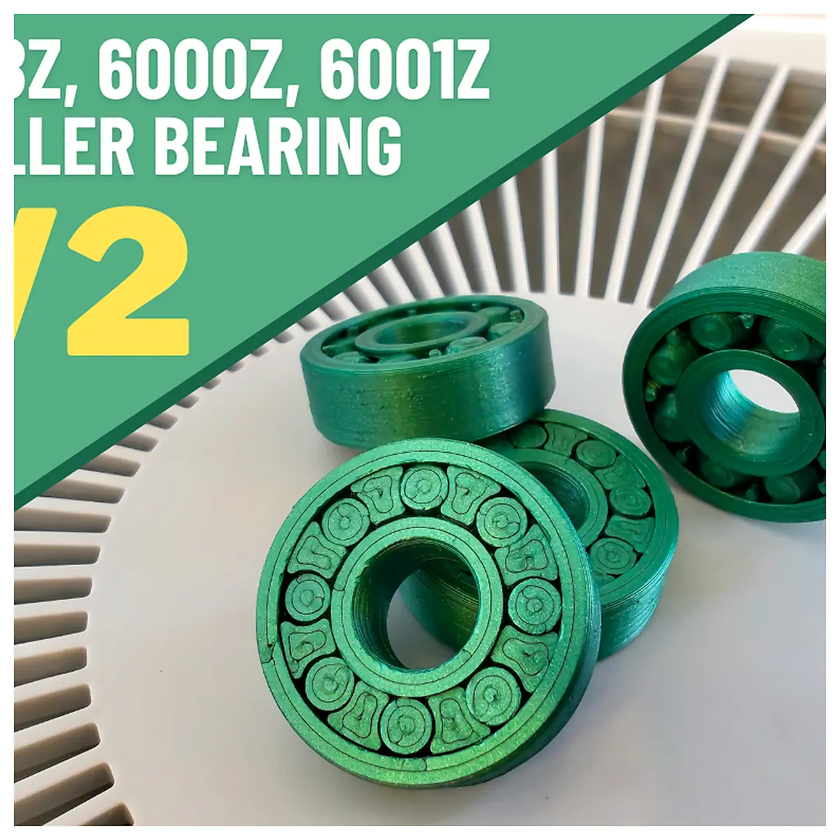 608Z 6000Z 6001Z Roller Bearings V2 Parts Repair Compatibility Replacement