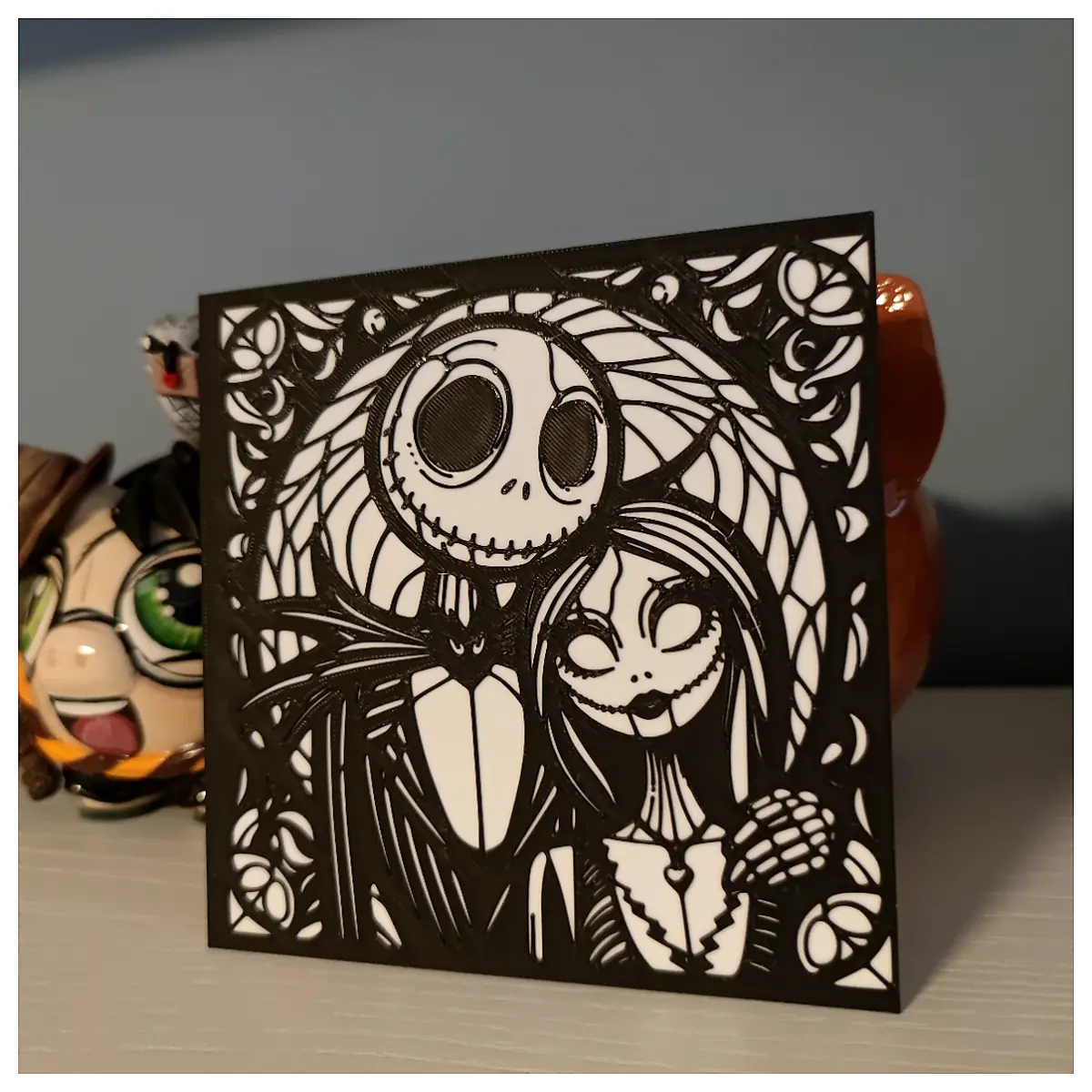 Canvas Art Jack Skellington Sally Decor Wall Art Painting Artwork Halloween Decor