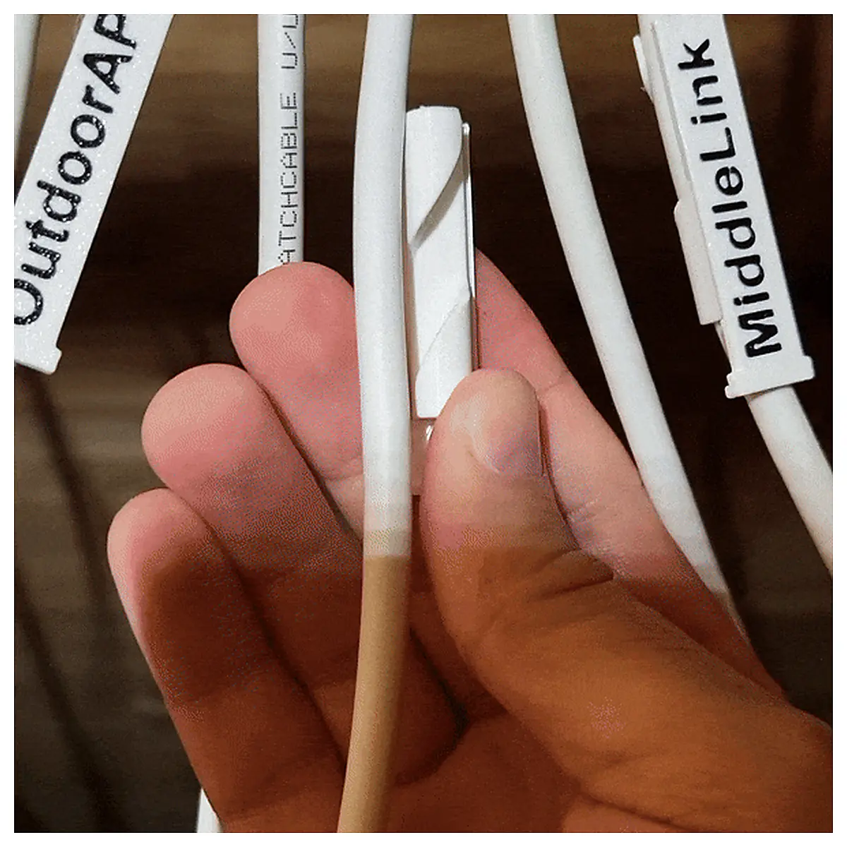 Cable Clips Ethernet Cable Labels Network Cable Management Accessories Cable Ties LAN Clips Cable Organizing