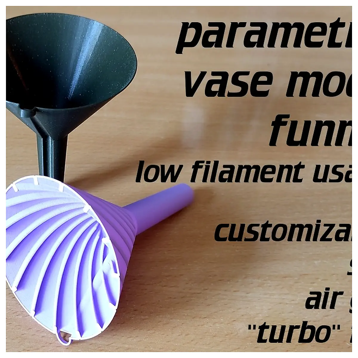 Parametric Vase Mode Funnel Parts Repair Accessories Universal Sprayer Vase Parts