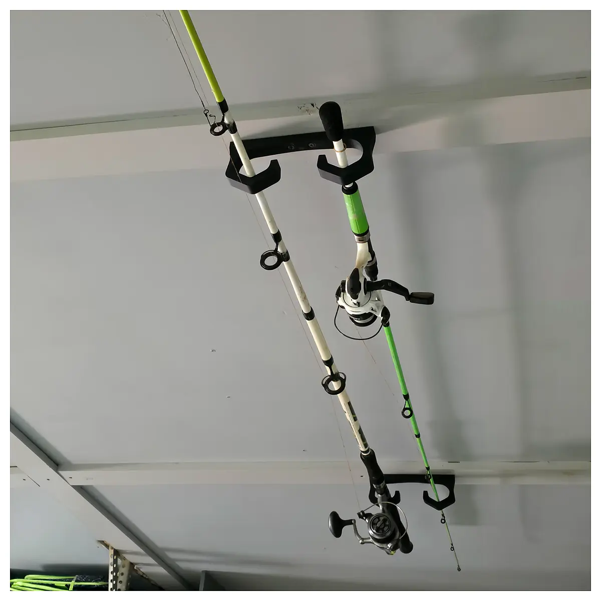 Ceiling Fishing Rod Holder Mount Hanger Wall Support Fishing Accessory Multi Functional Holder