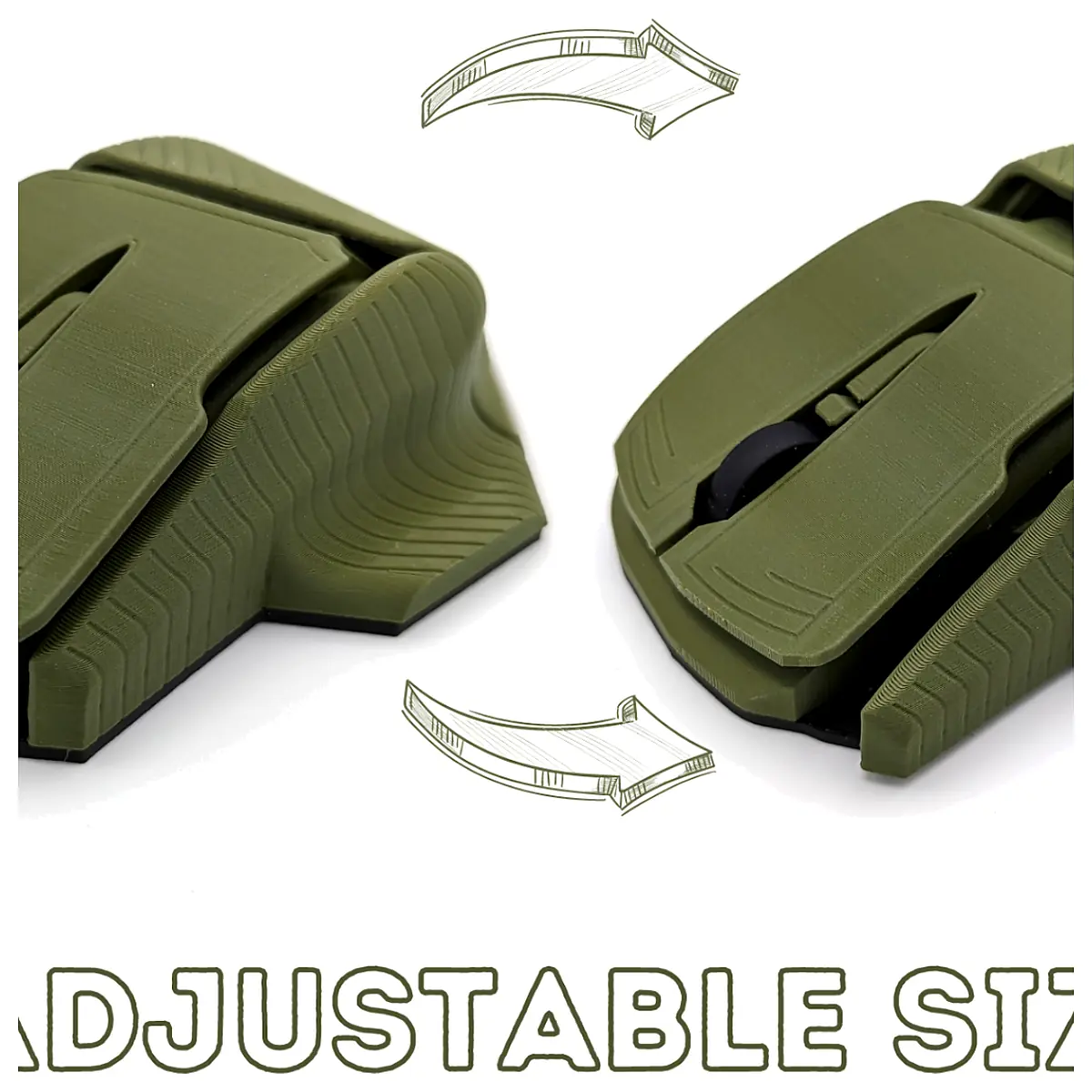 Adjustable Wireless Mouse Bluetooth Office Computer Touch Mouse Replacement Parts Accessories