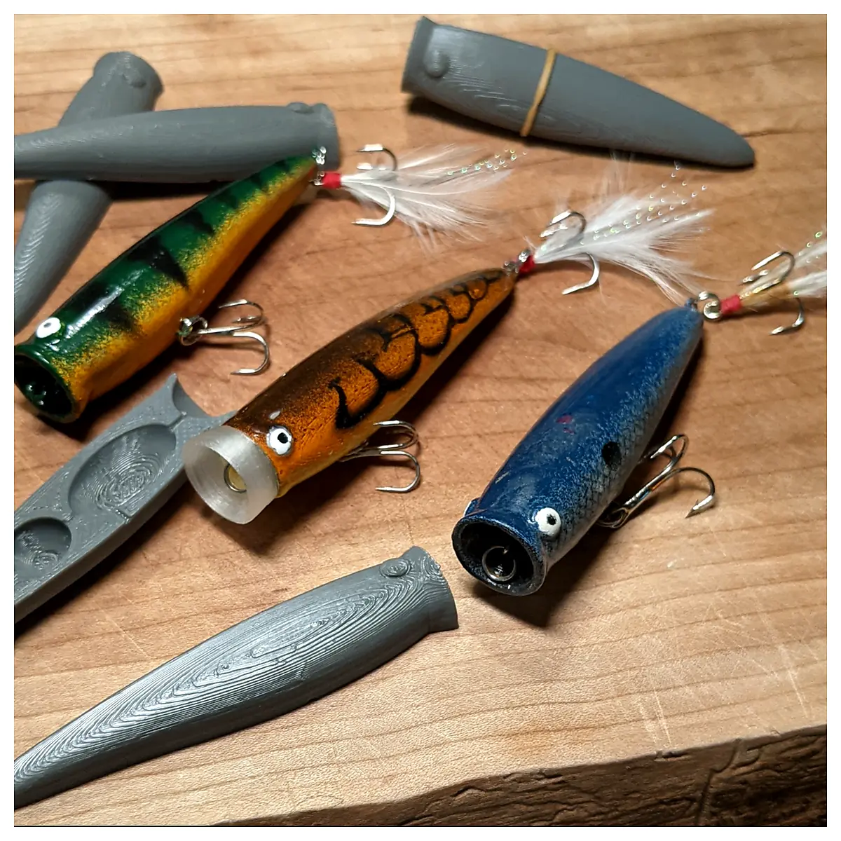 Topwater Lure Fishing Strike Surface Waterproof Fish Lure Parts Fishing Gear