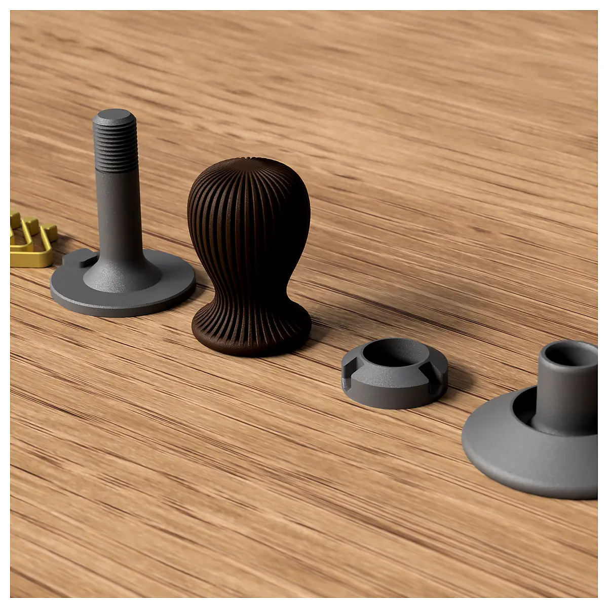 Spring Loaded Coffee Tamper Press Espresso Tool Coffee Powder Pressing Accessories Espresso Accessories