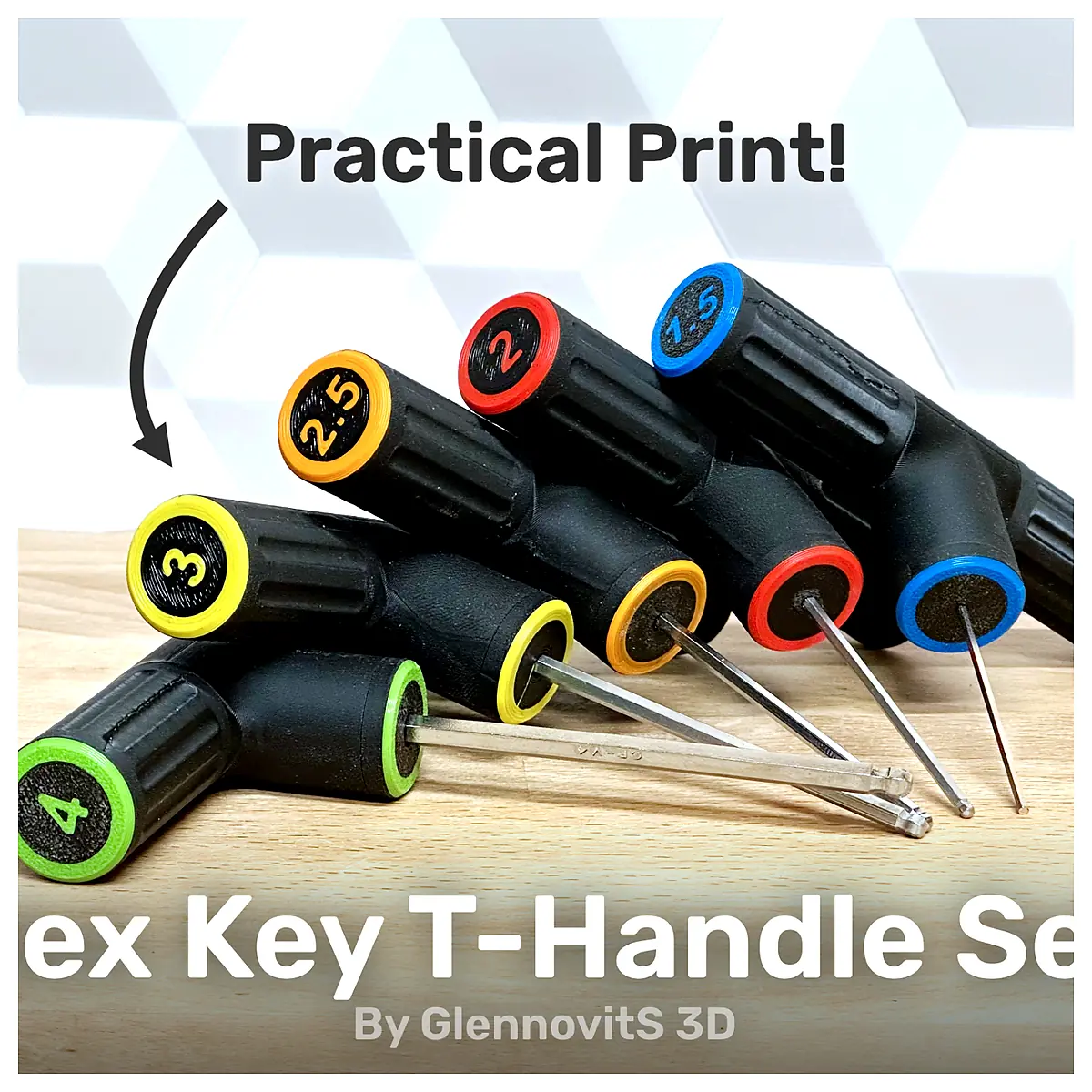 Hex Key Set T Handle Metric Adjustable Wrenches Repair Tools Customize Tools