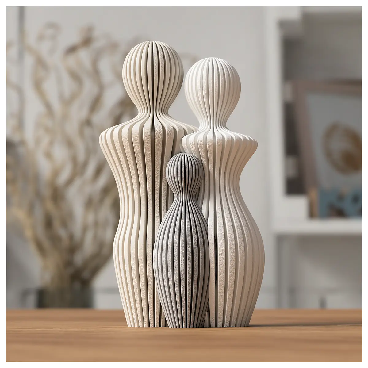 Family Statues 4 Kids Memorial Gift Figure Home Decor Universal Parts Repair