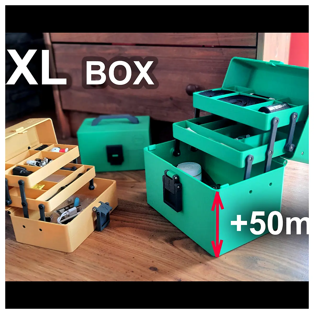 XXL Organizer Box Storage Container Large Universal Storage Box Parts Replacement Repair