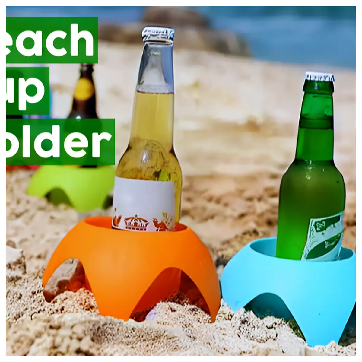 Beach Cup Holder Outdoor Drink Holder Phone Mount Stabilizer Sports Leisure Accessories