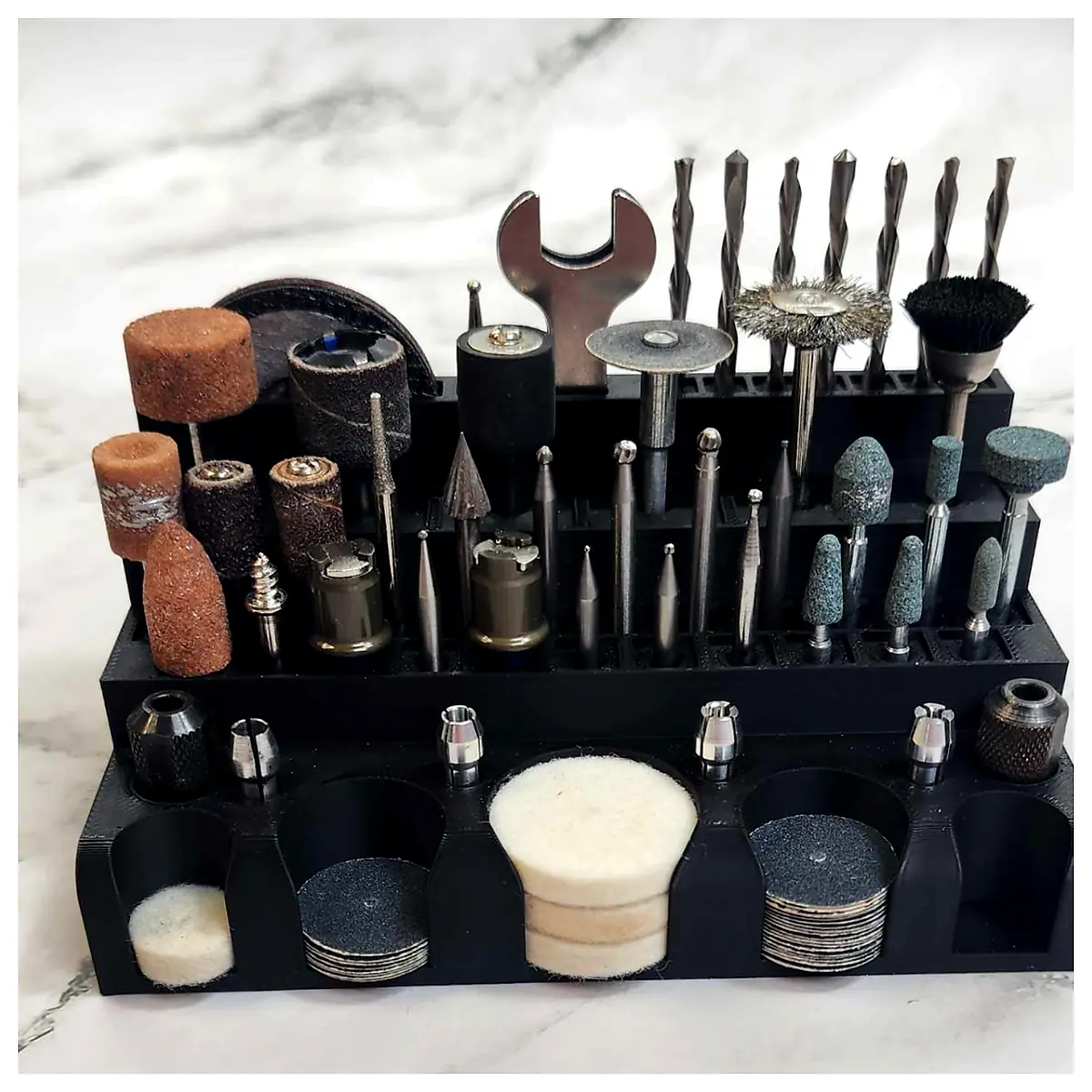 Bitnest Mini Drill Bit Organizer Compact Tool Precise Cutting Drill Bit Case Parts
