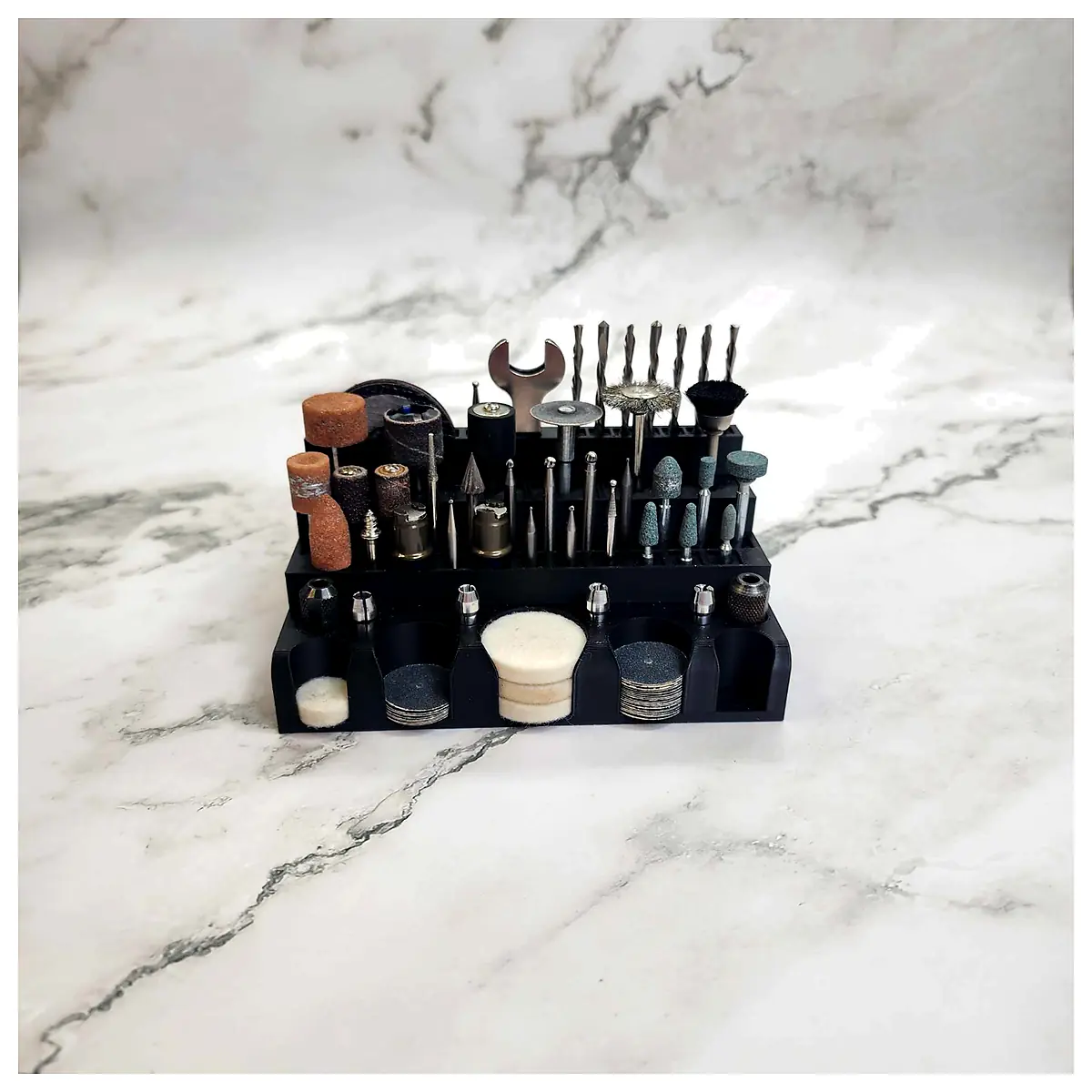 Bitnest Mini Drill Bit Organizer Compact Tool Precise Cutting Drill Bit Case Parts
