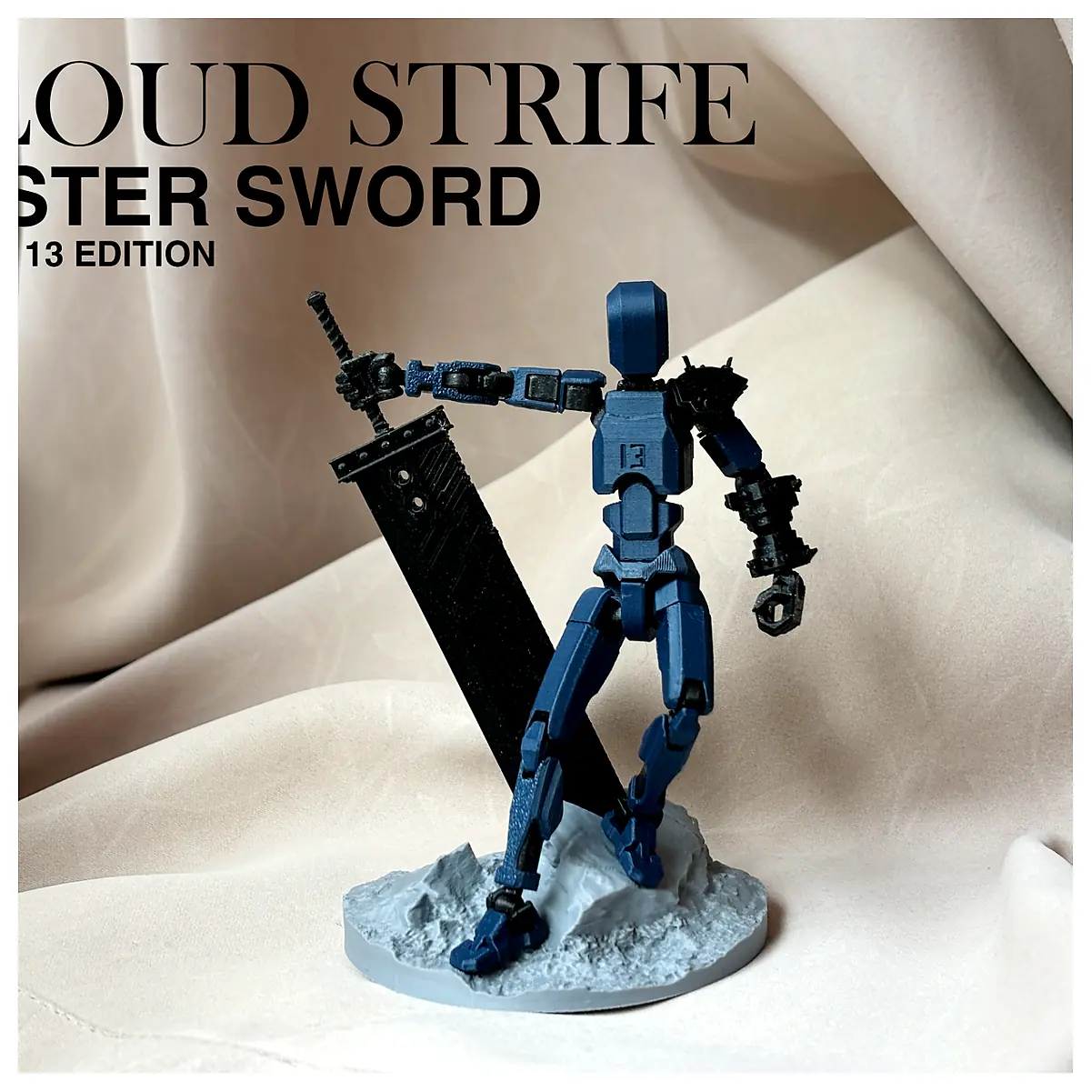 Cloud Strife Dummy 13 Replacement Parts Universal Repair Parts Cloud Strife Dummy 13 Parts Replacement Repair Universal