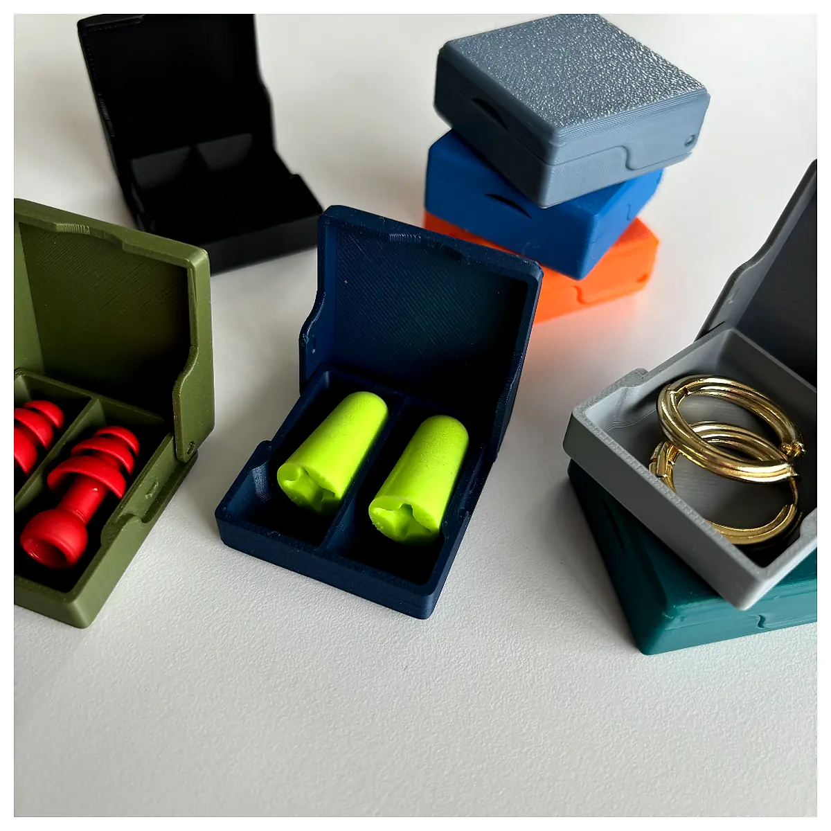 Small Box Container Pocket Organizer Storage Case Accessory Parts Repair Universal Bag