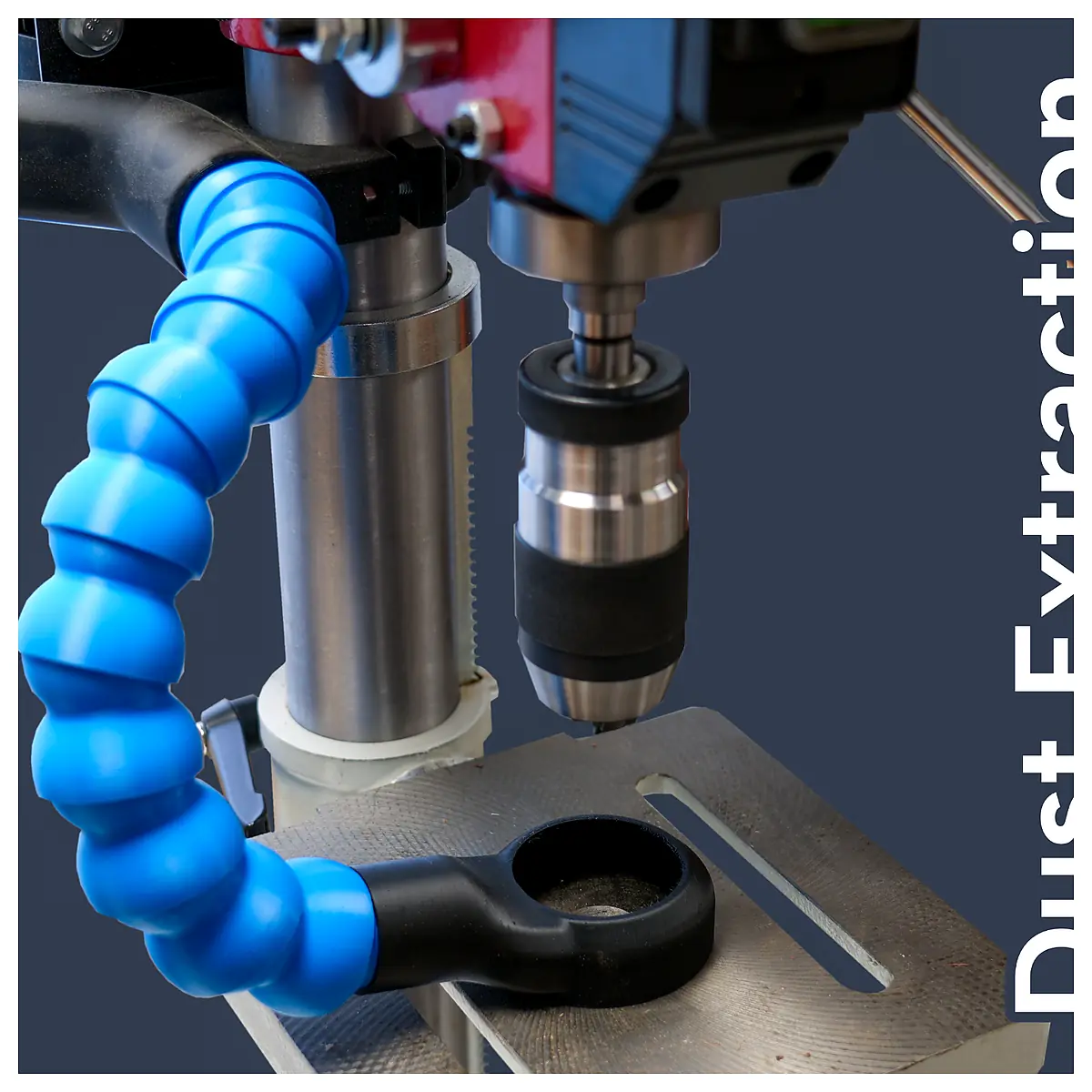 Flexible Hose Dust Extraction Universal Extension Adaptable Cleaning Tool Quick Connect