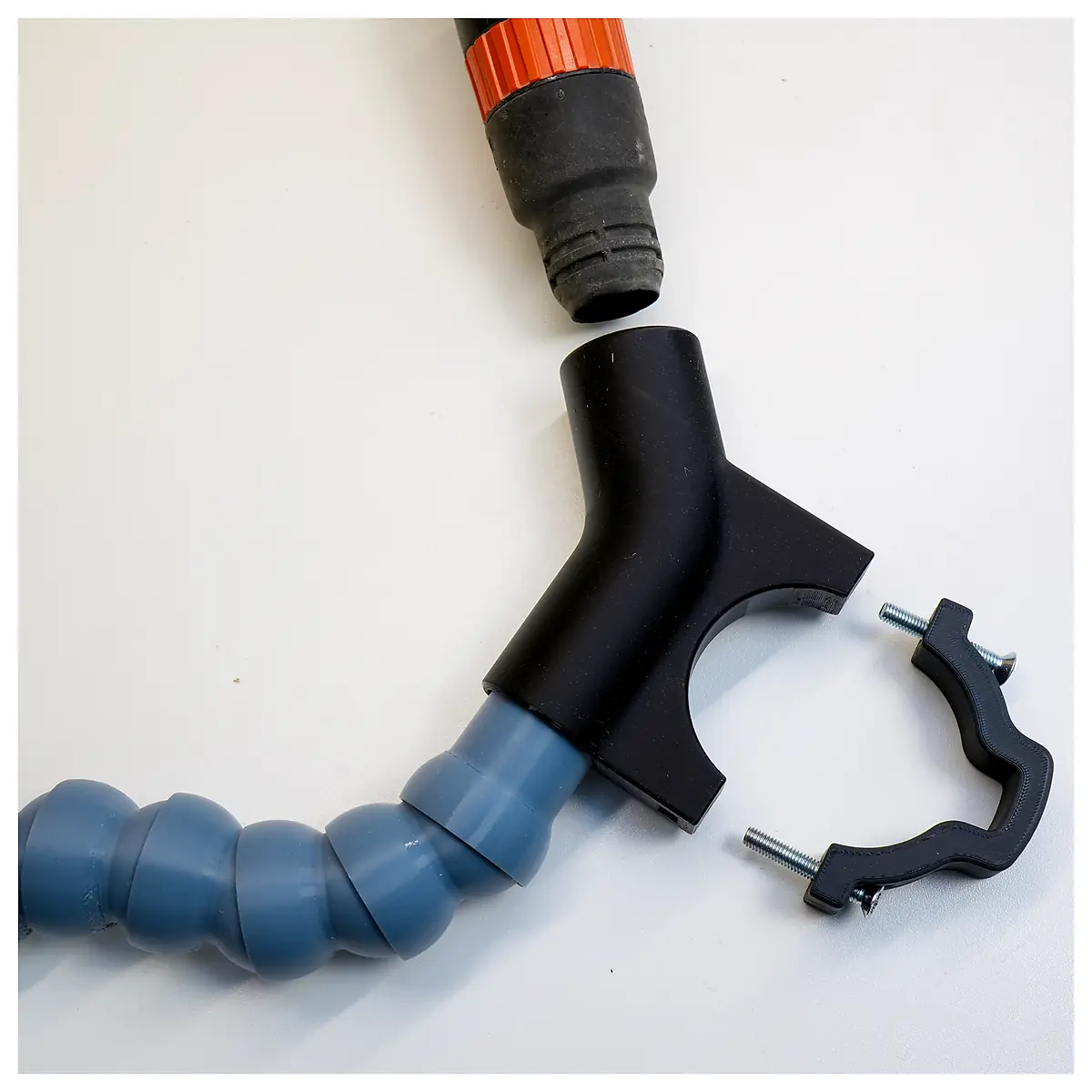Flexible Hose Dust Extraction Universal Extension Adaptable Cleaning Tool Quick Connect