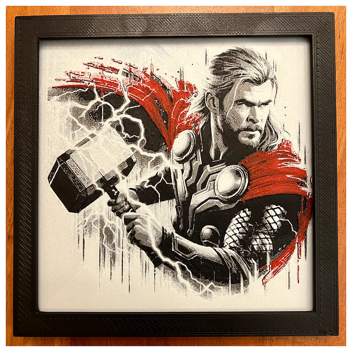 Thor Red Cape Costume Superhero Apparel Battle Armor Roleplay Gear Tactical Accessories