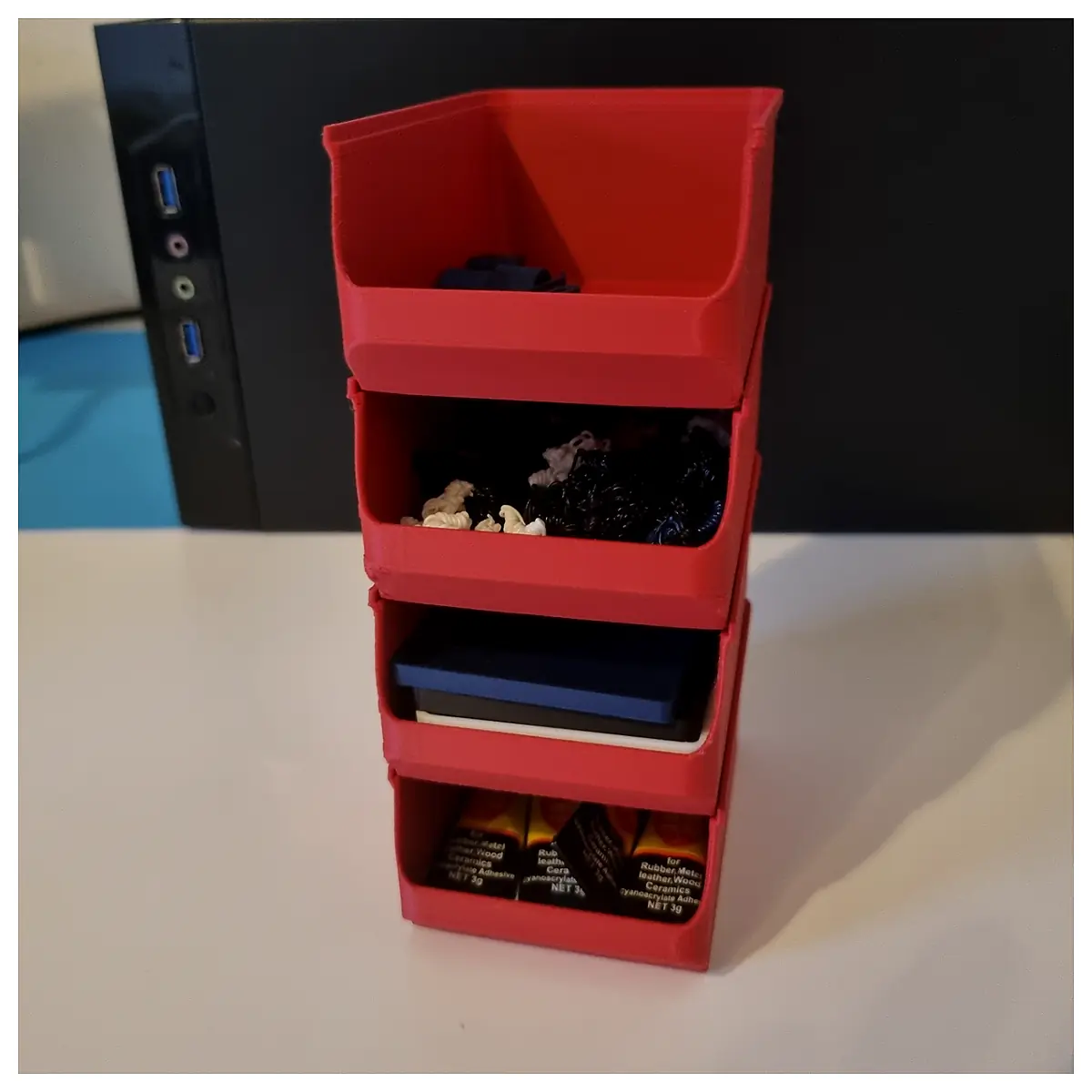 Stackable Storage Boxes Bins Organizer Storage Solutions Transport Mobile