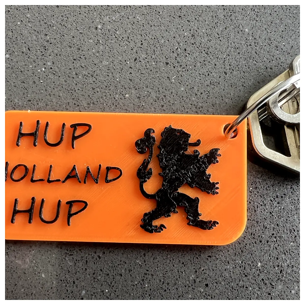 Hup Holland Hup Keychain Military Song Charm Remembrance Veteran Gift Patriotic Symbol War Hero Keepsake