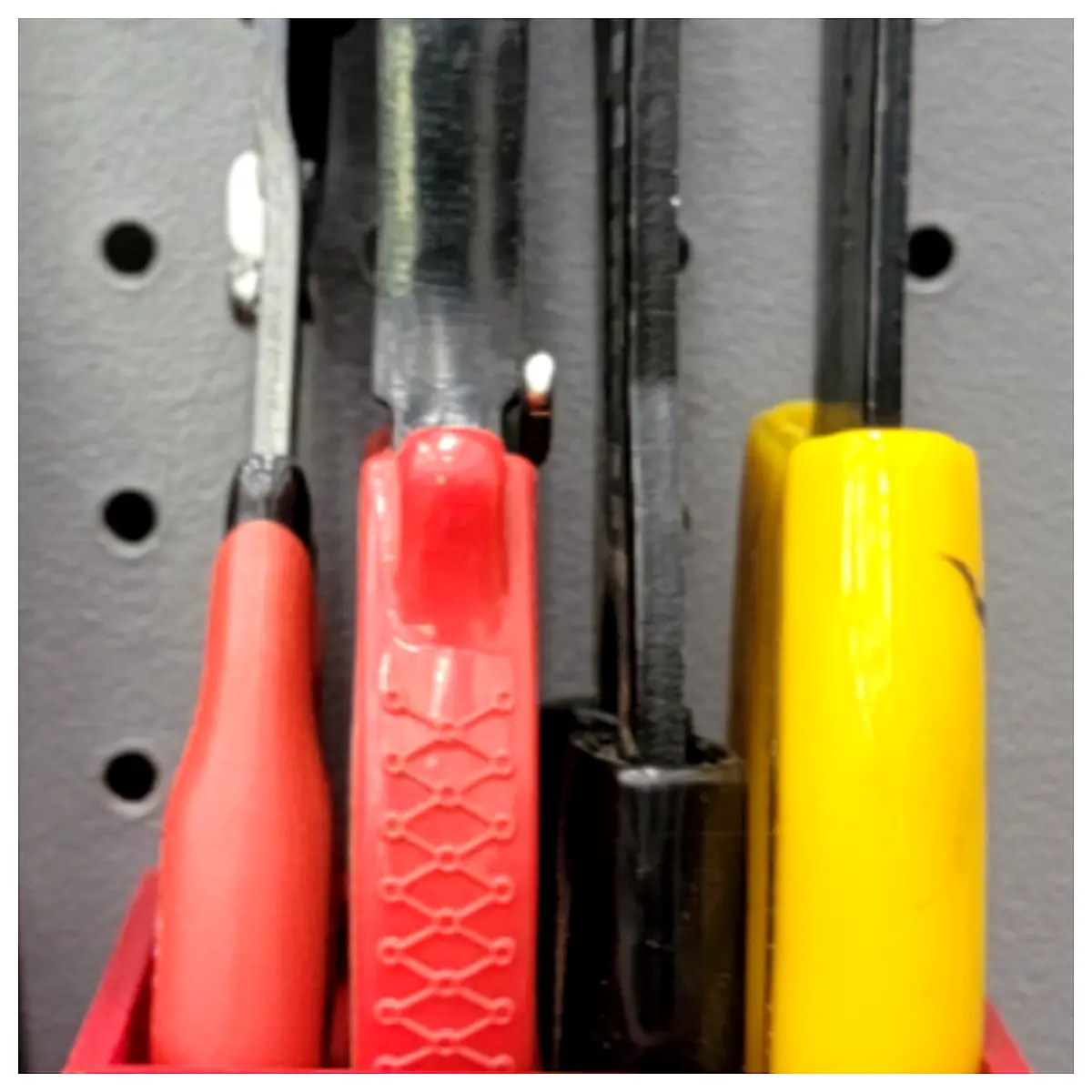 Wire Stripper Pliers Holder Pegboard Tool Organizer Accessory Grip Clamp Repair Parts Wall Mounting