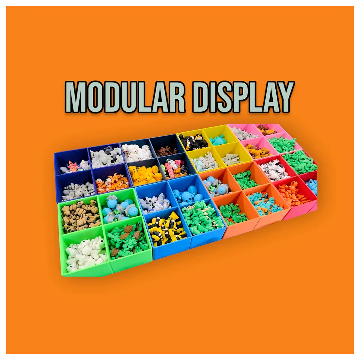Modular Display System Flexible Adjustable Parts Repair Installation Assembly Creative Display Solutions