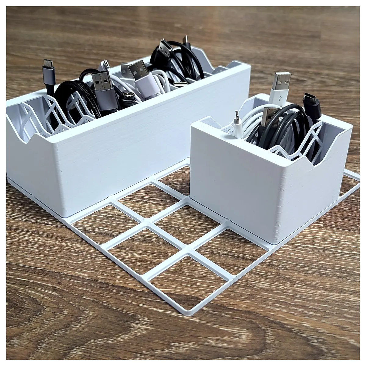 Cable Organizer Boxes Desk Storage Electronics Boxes Multi Functional Storage Solutions Cable Management