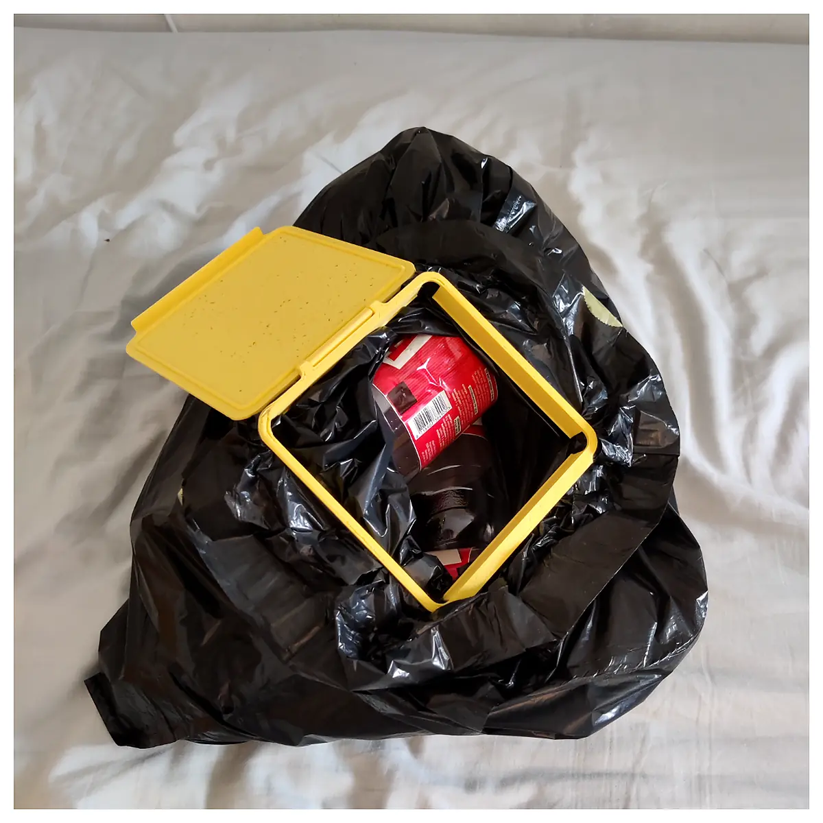 Reusable Trash Bag Lid Seal Bags Closable Lid Universal Parts Repair Replacement