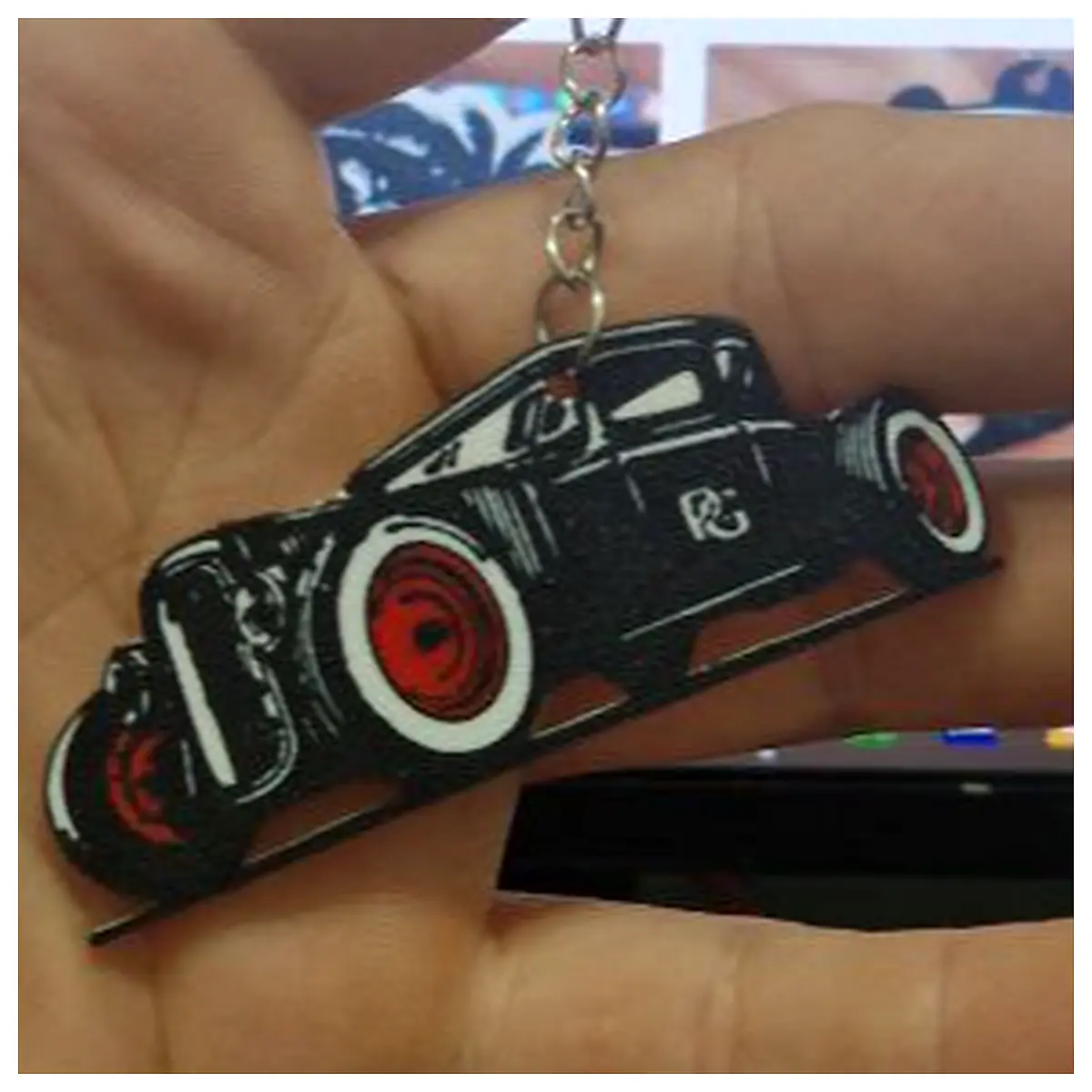 Car Keychain Auto Parts Keychains Lock Tools Key Decoration Key Accessories Replacement Parts
