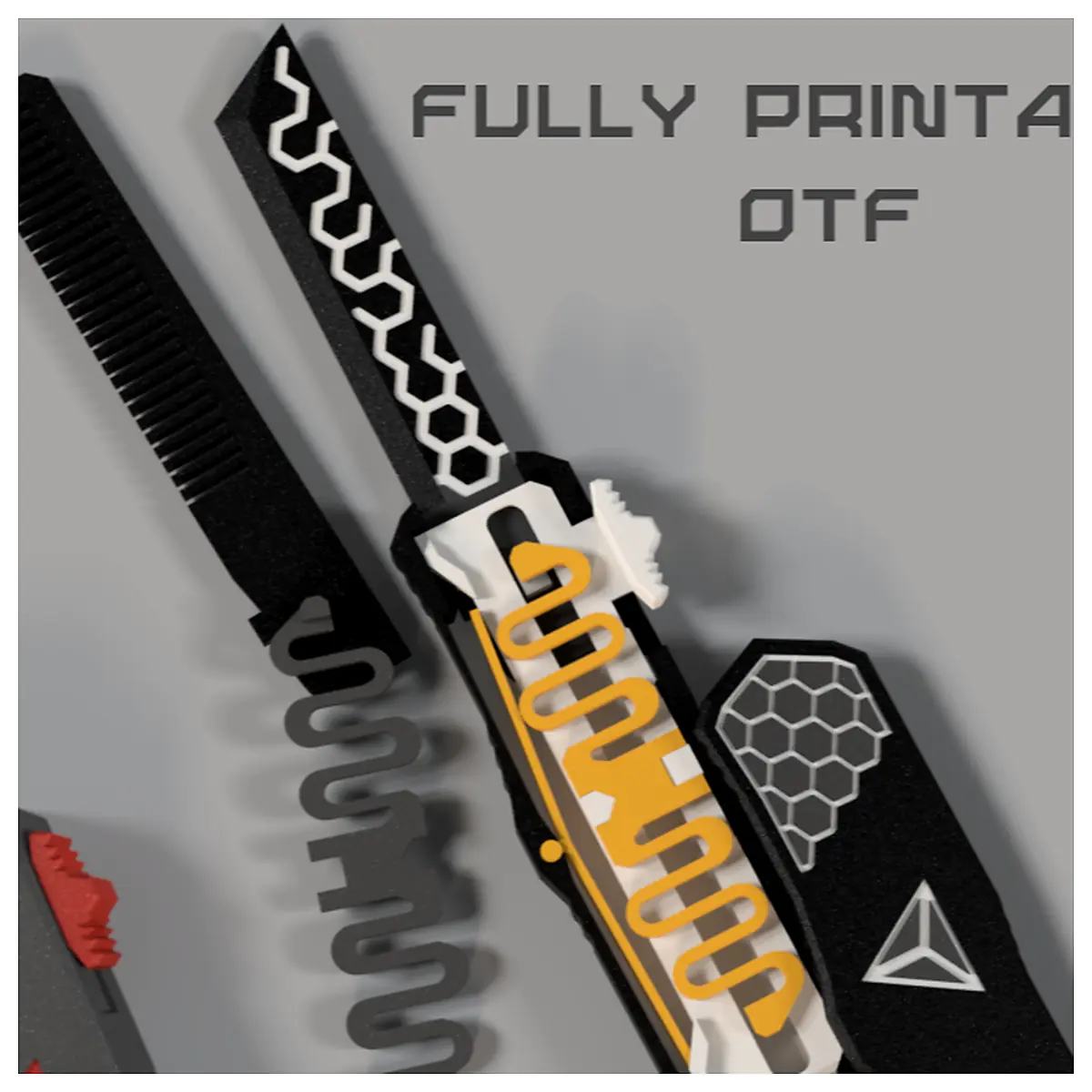 Printable OTF Toy Connector Set Parts Repair Toy Accessories Creative Toys Printing Fun