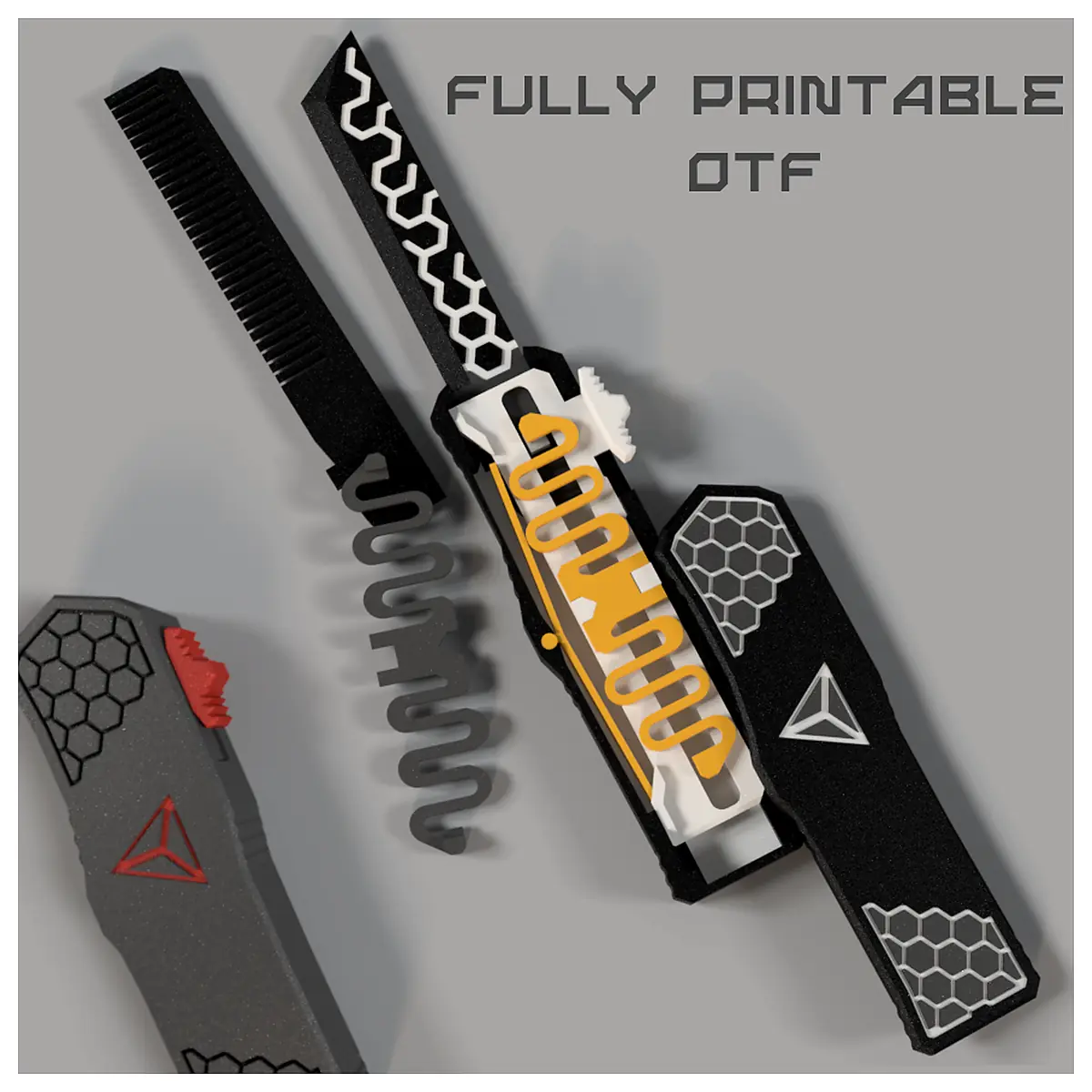 Printable OTF Toy Connector Set Parts Repair Toy Accessories Creative Toys Printing Fun