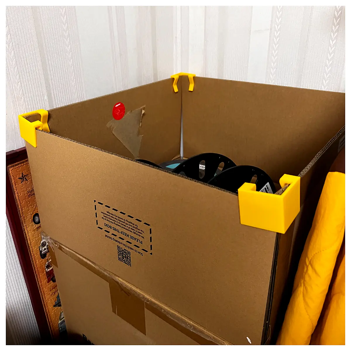 Cardboard Box Brackets Support Clamps Connect Fix Parts Repair