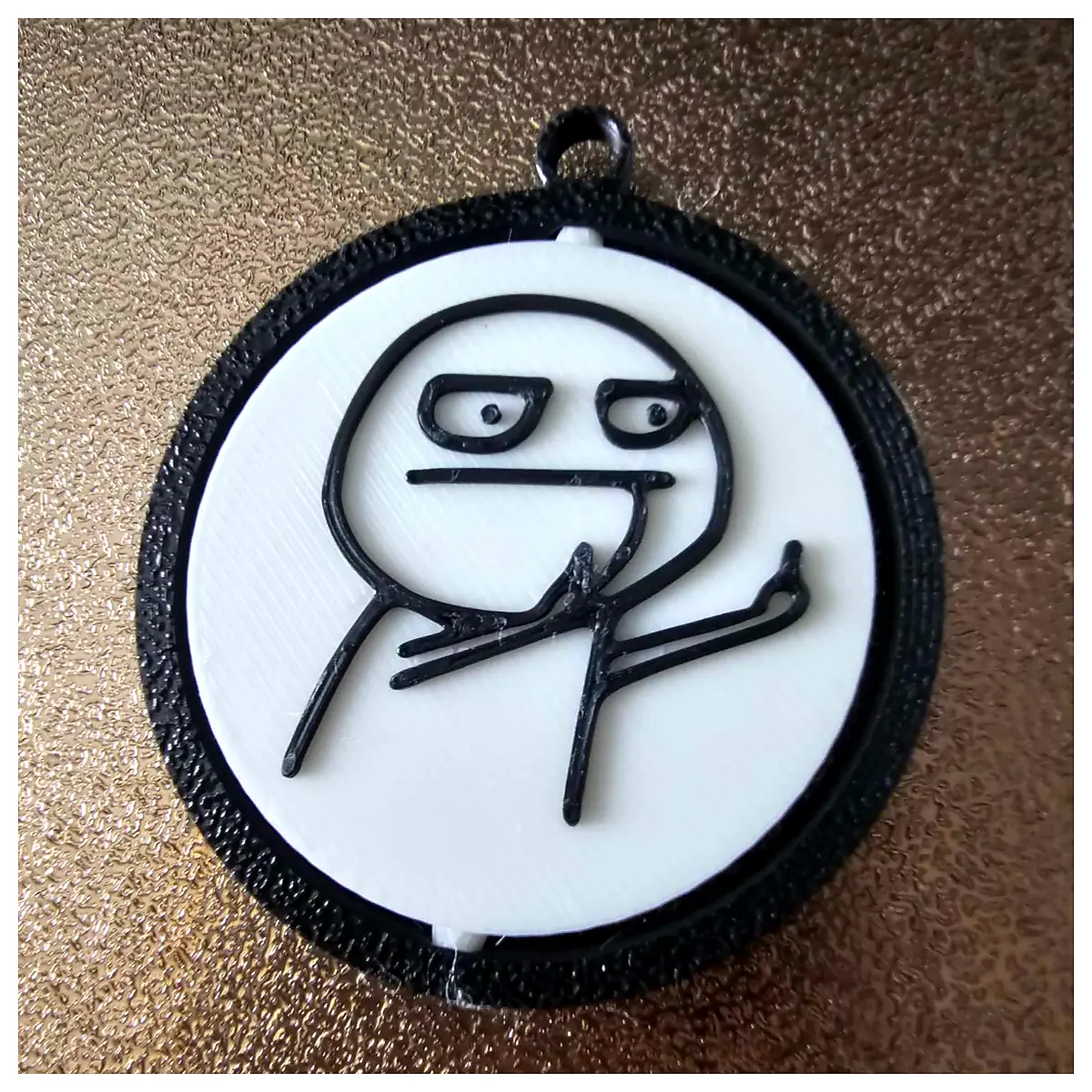 Spinning Middle Finger Keychain Gag Gift Funny Novelty Prank Unique Keychains