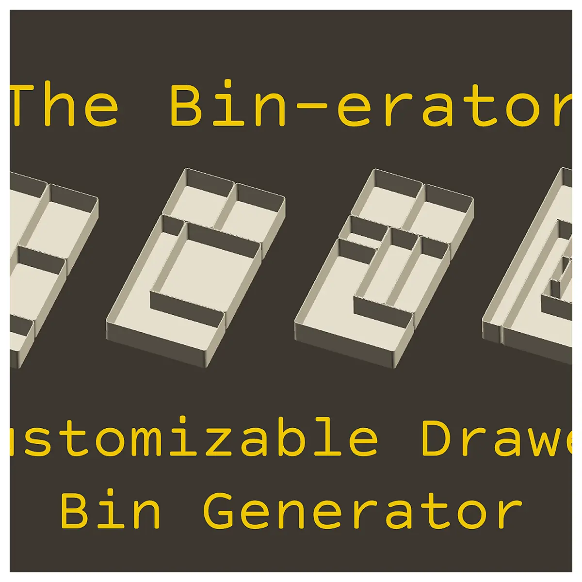 Drawer Organizer Bin Generator Automatic Sorting Storage Box Organizer Parts Repair