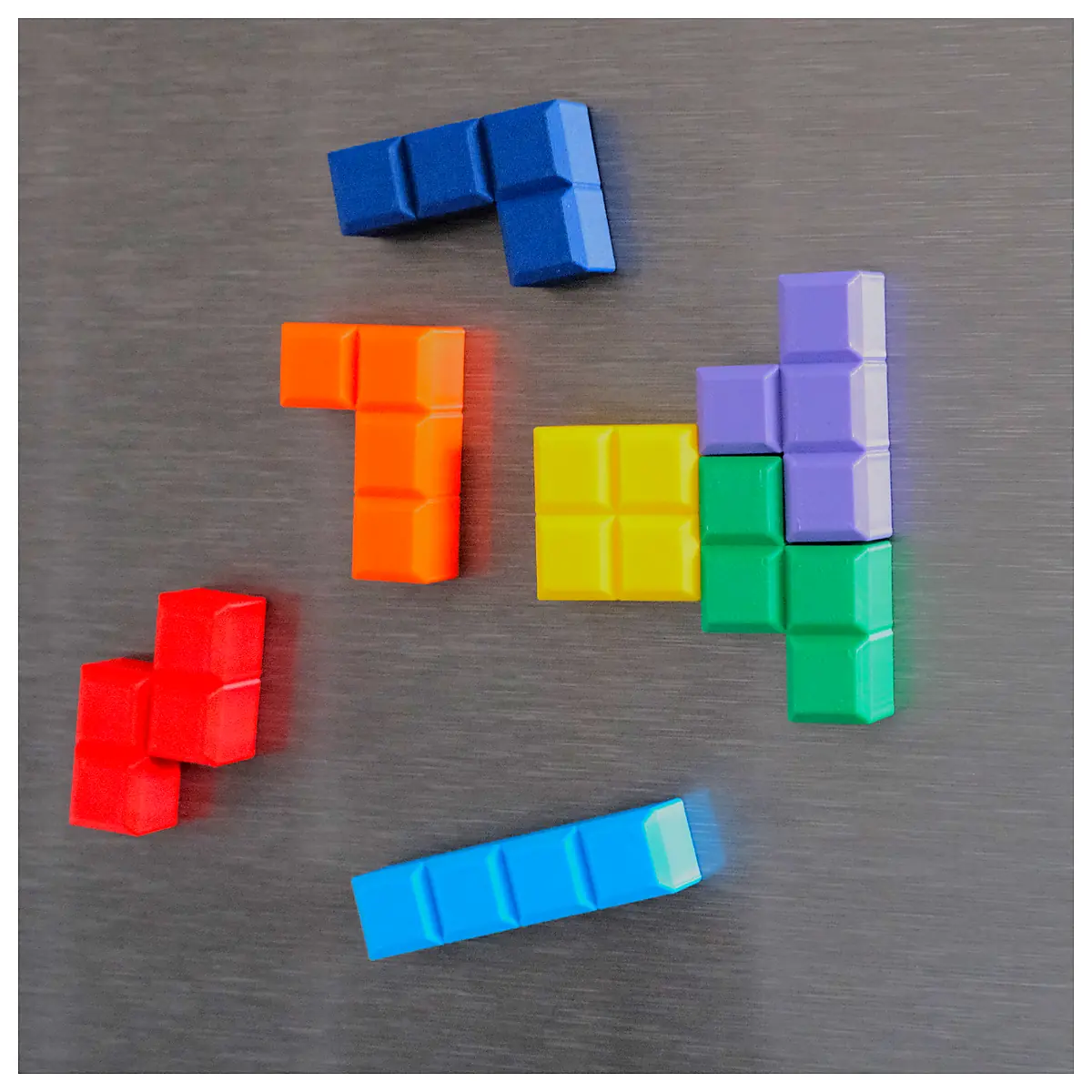 Magnetic Tetris Blocks Fridge Magnets Puzzle Toys Decoration Stickers Creative Gift
