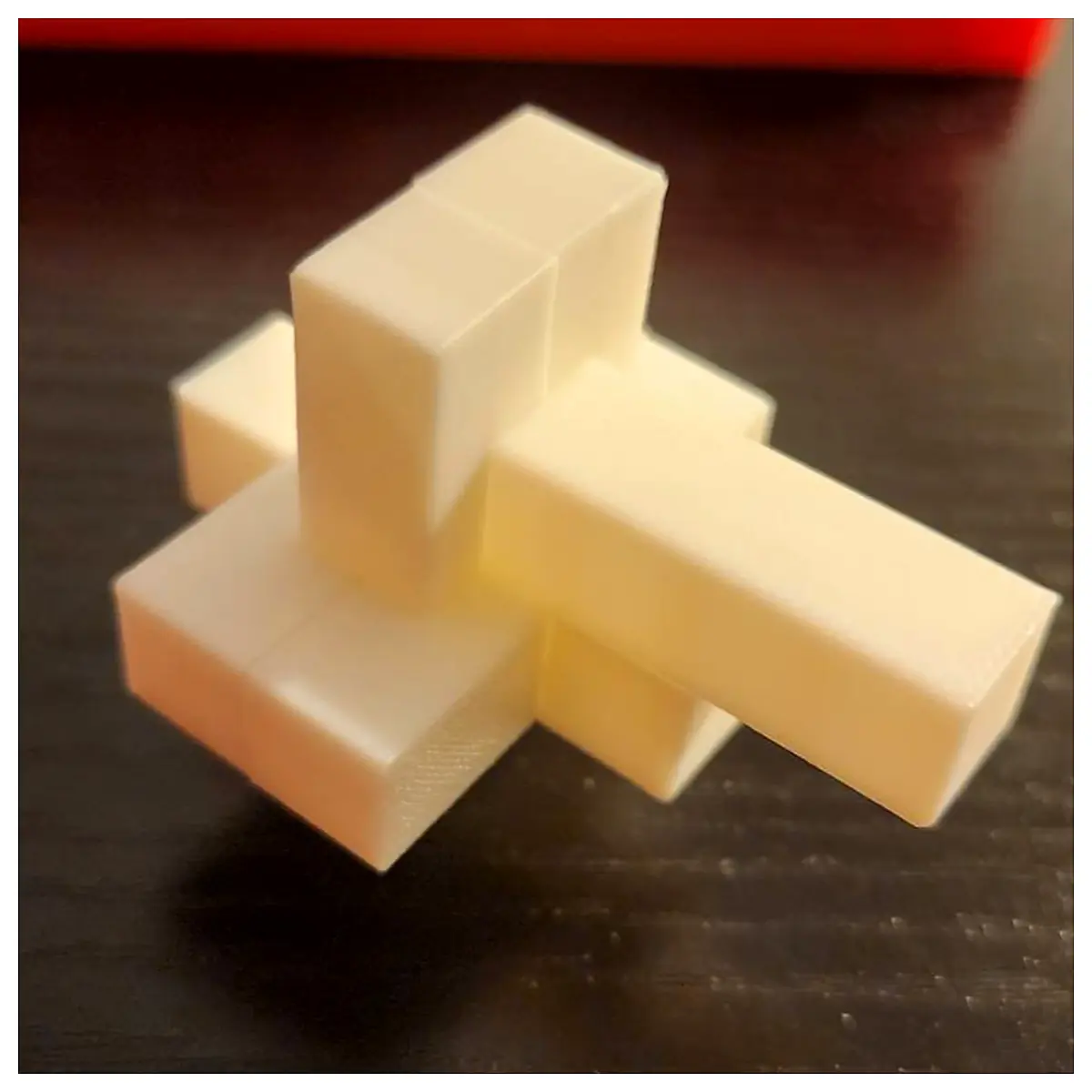 Burr Puzzle Brain Teaser Toy Dexterity Game Mental Challenge Kids Learning Problem Solving Enhance Cognitive Skills