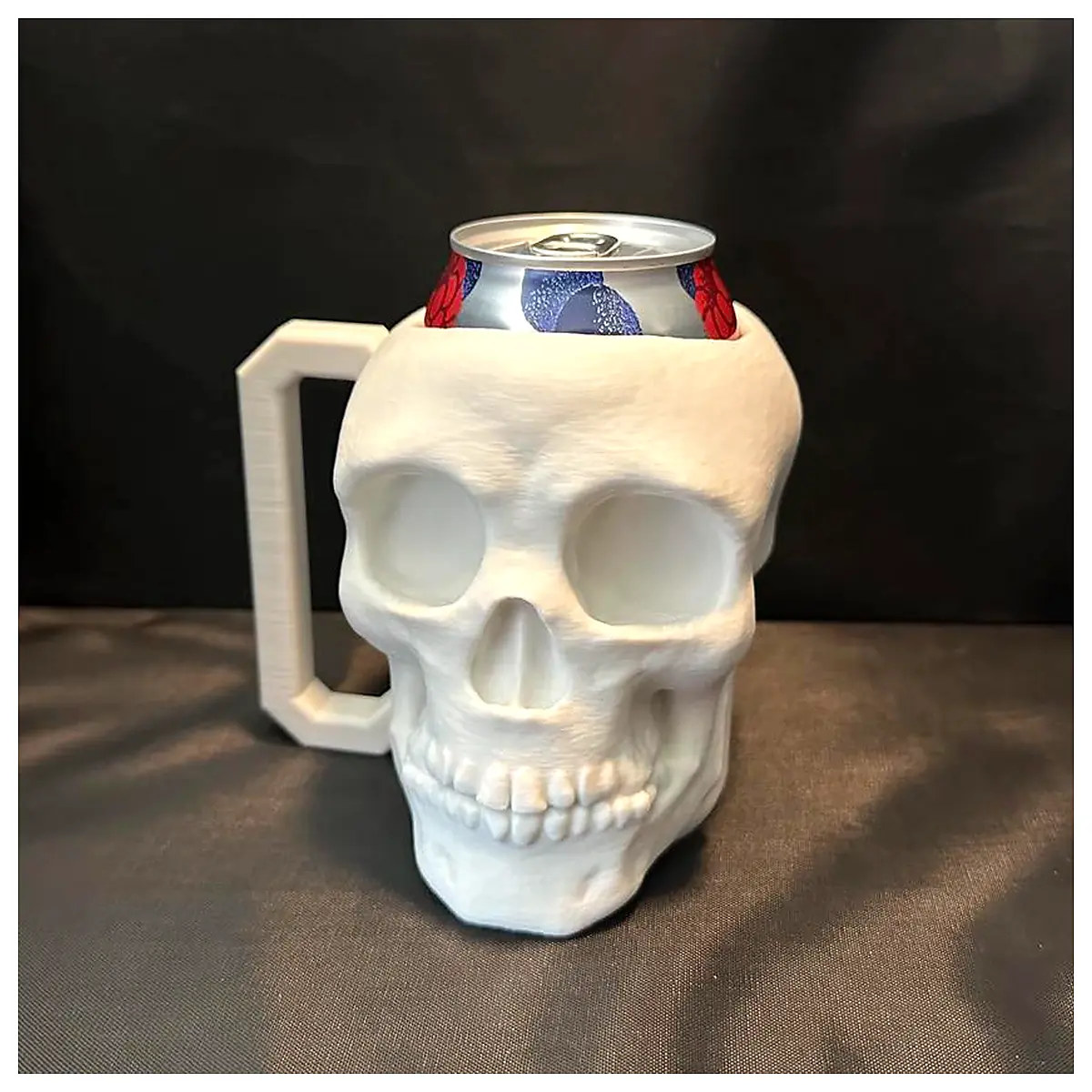 Gothic Skull Beer Can Buddy Insulated Drink Cooler Beer Cup Outdoor Portable Ice Cold