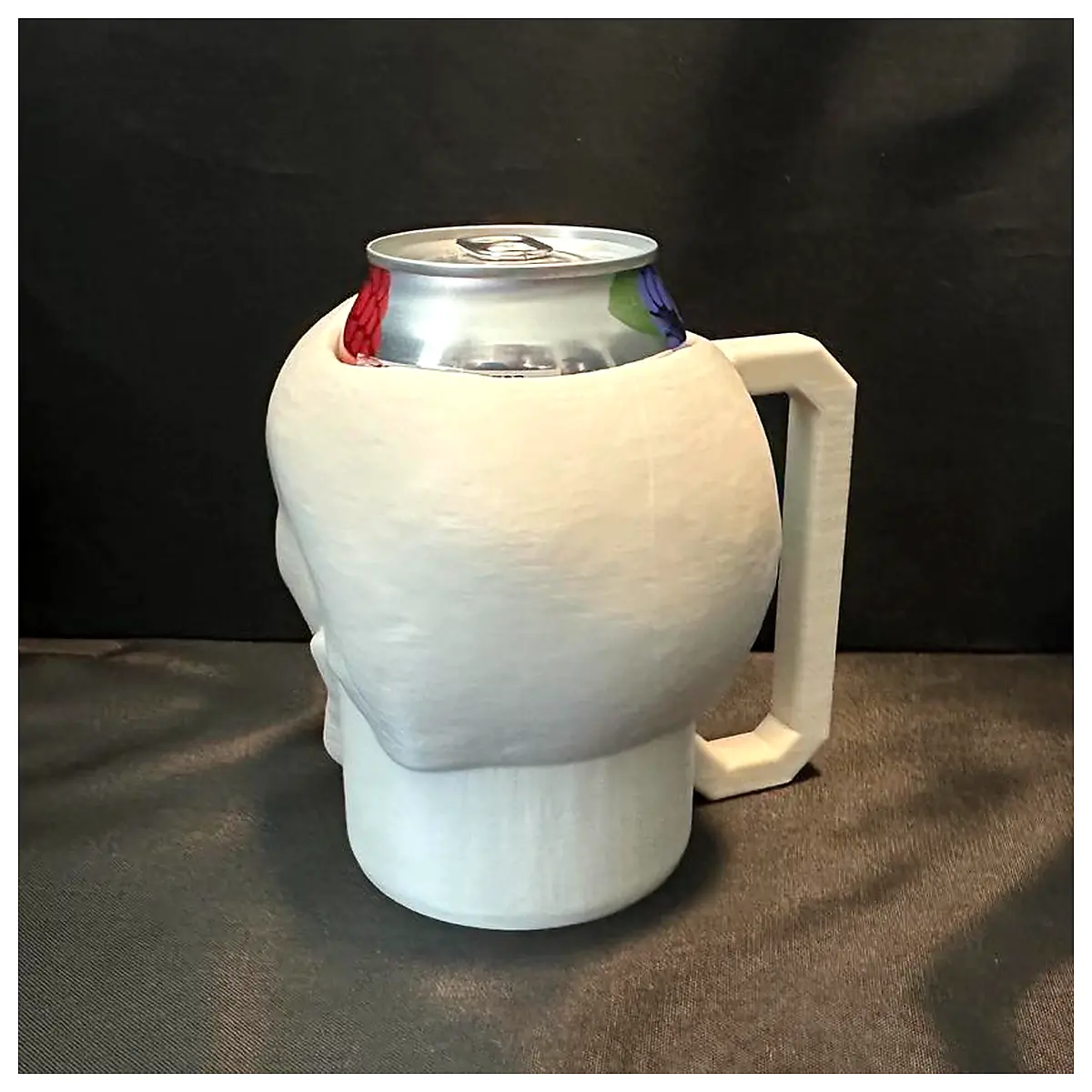 Gothic Skull Beer Can Buddy Insulated Drink Cooler Beer Cup Outdoor Portable Ice Cold