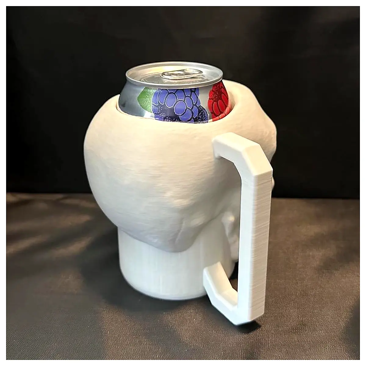 Gothic Skull Beer Can Buddy Insulated Drink Cooler Beer Cup Outdoor Portable Ice Cold