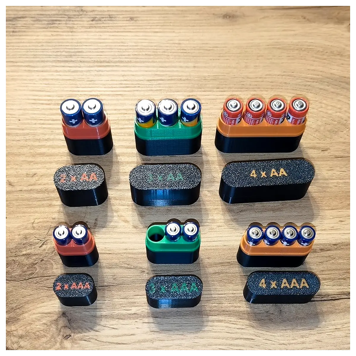 Battery Storage Box AA AAA Battery Charger Extenders Storage Power Bank Battery Parts Energy Storage
