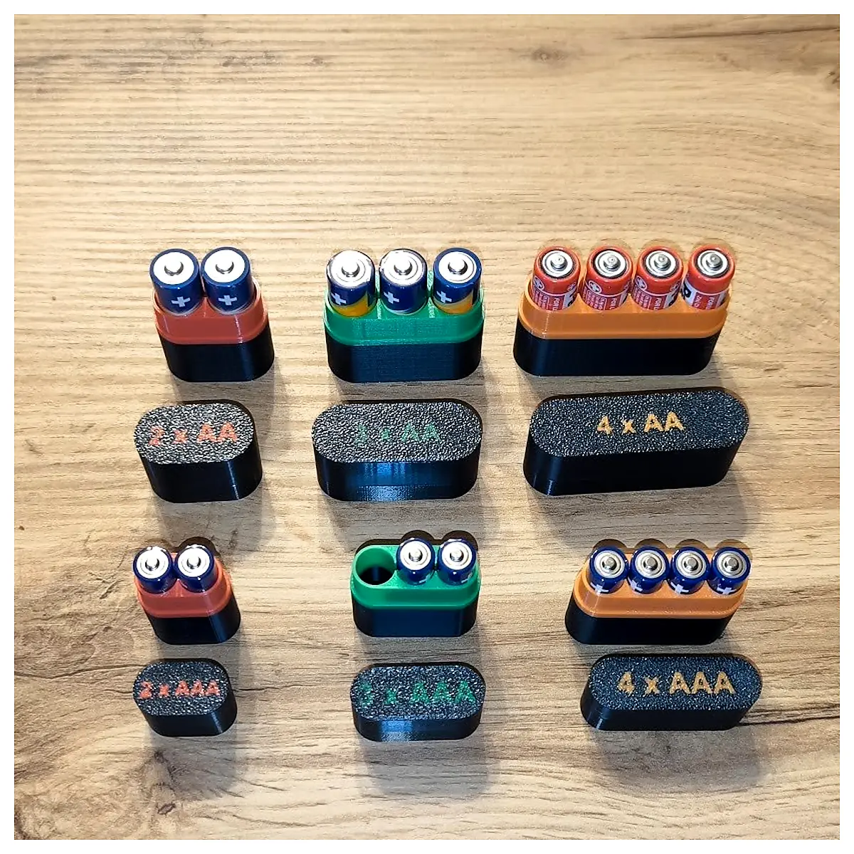 Battery Storage Box AA AAA Battery Charger Extenders Storage Power Bank Battery Parts Energy Storage