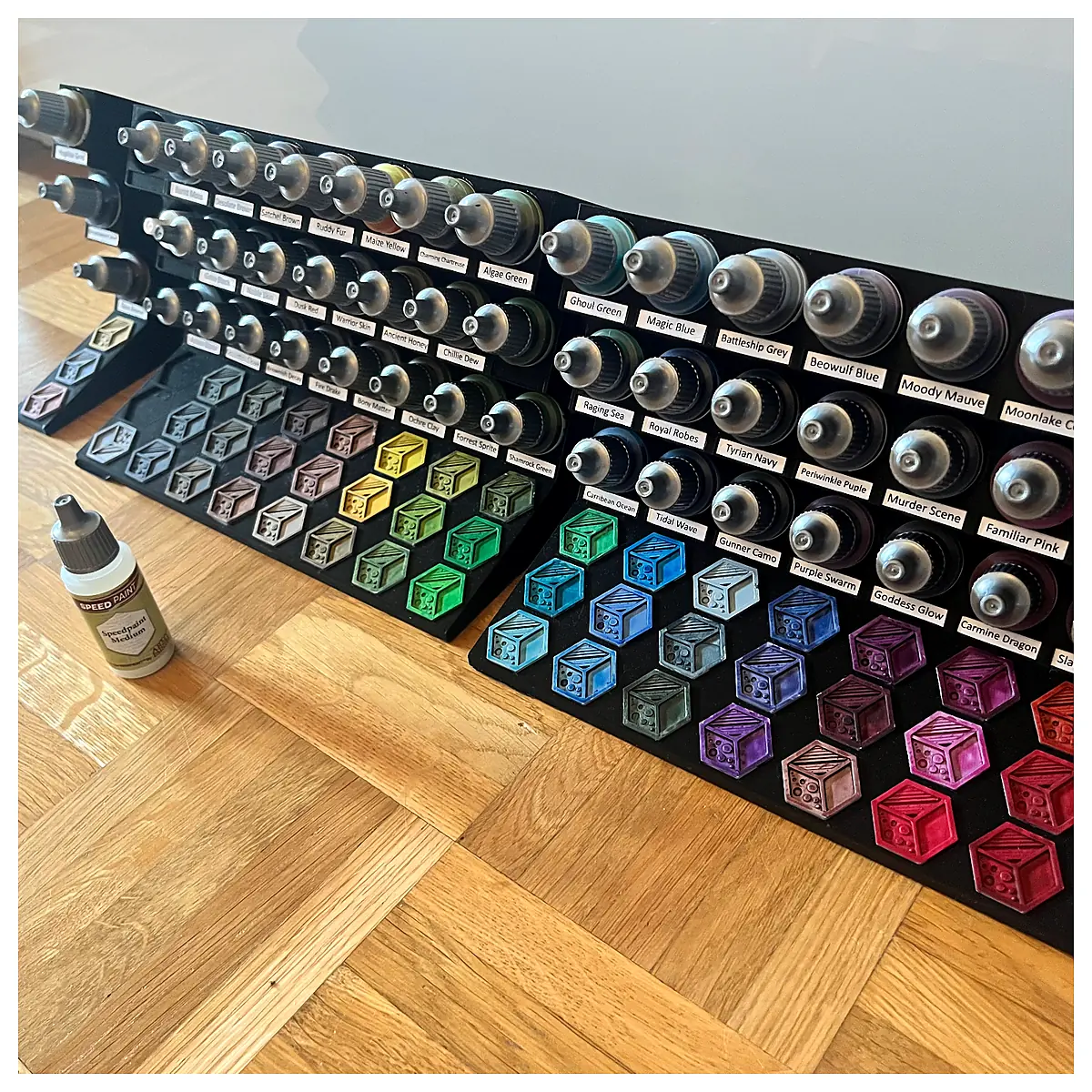 Mini Paint Bottle Organizer Small Paint Brush Storage Solutions Paint Accessories Painting Tools Palette