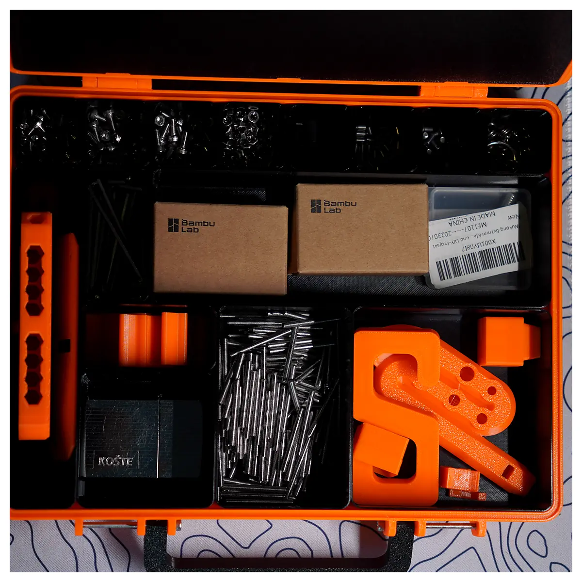 Modular Toolbox Rugged Utility Kit Repair Parts Universal Tool Storage Durable