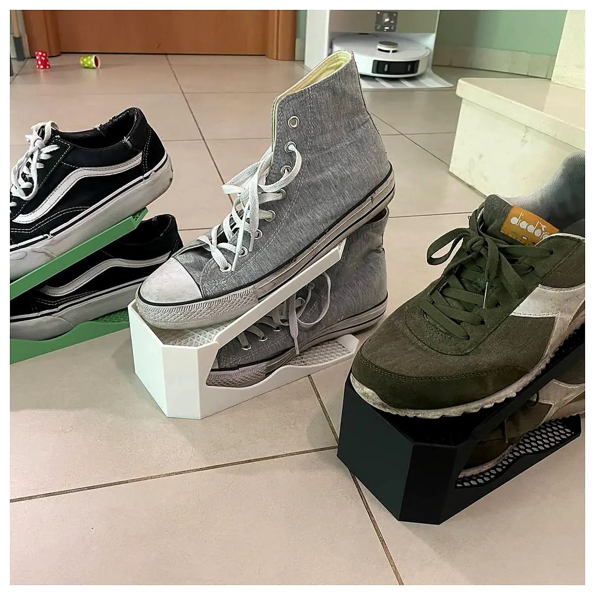 Shoe Organizer Storage Box Multi Purpose Shoe Storage Shelves Home Organization Footwear Storage