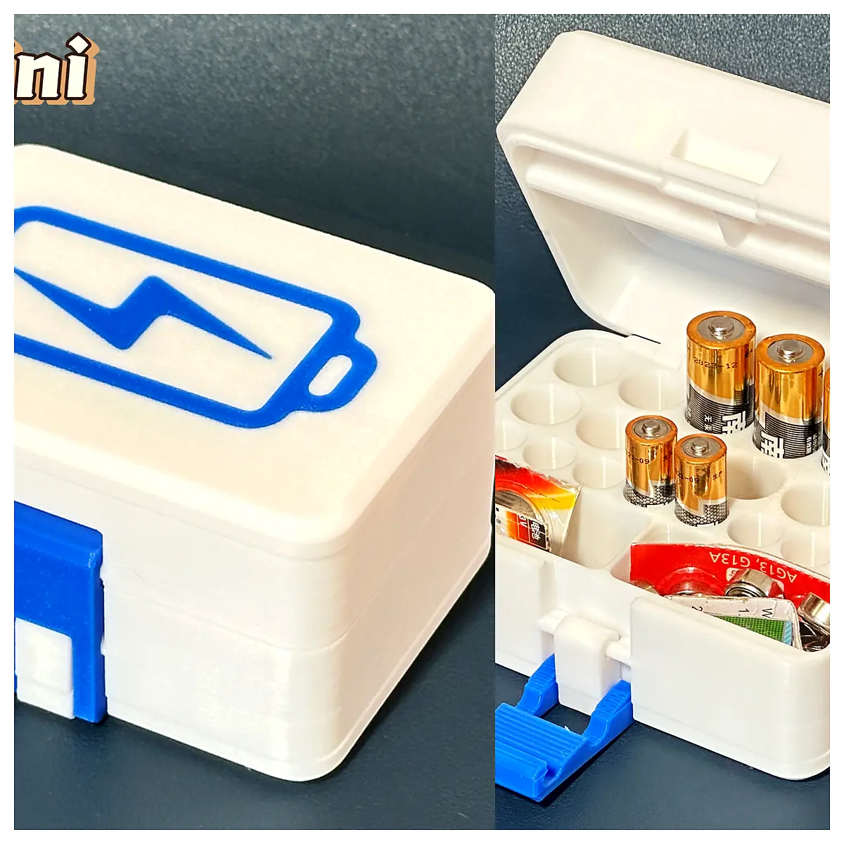 Mini Battery Storage Box Energy Storage Portable Power Backup Repair Parts